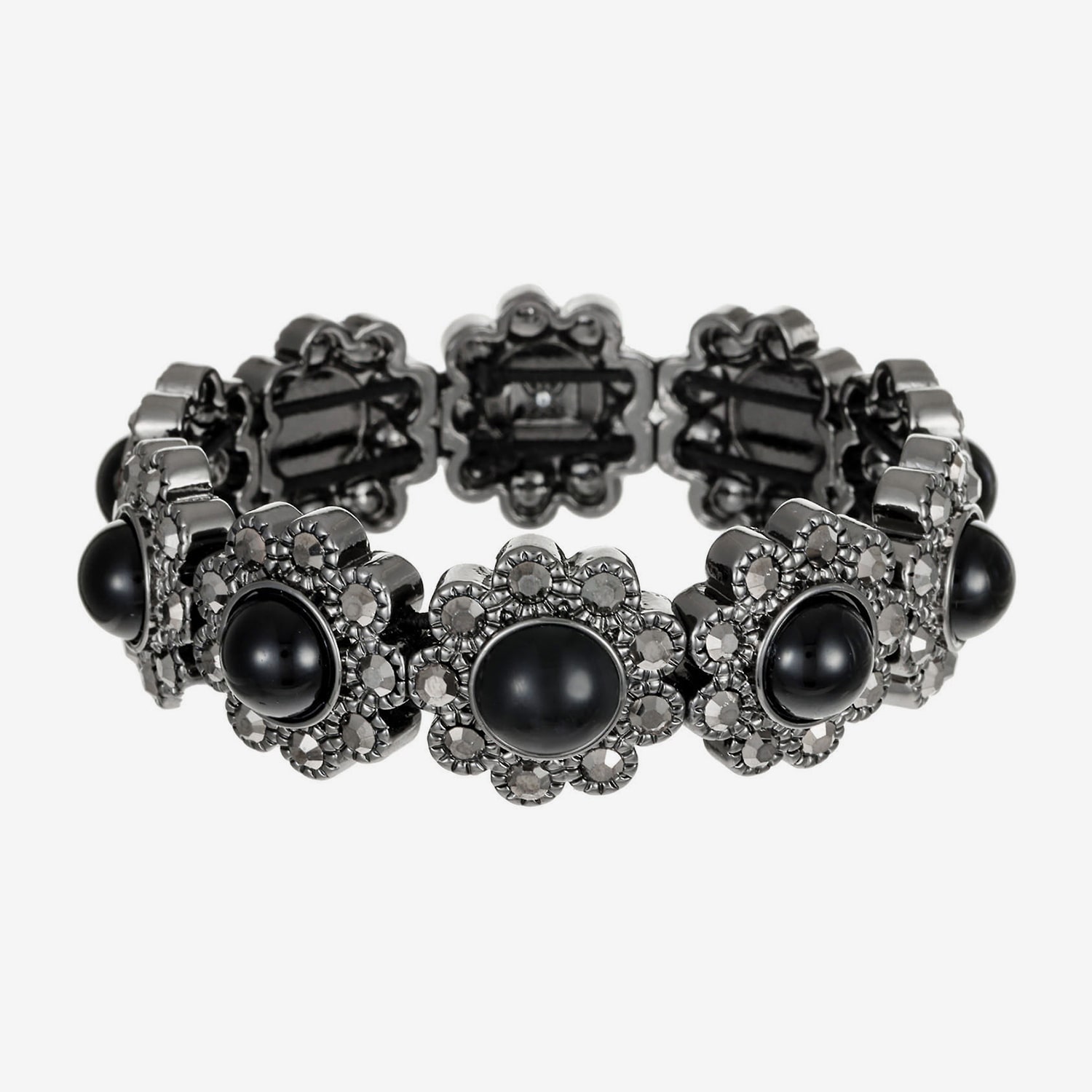 Liz Claiborne Womens Glass Stretch Bracelet