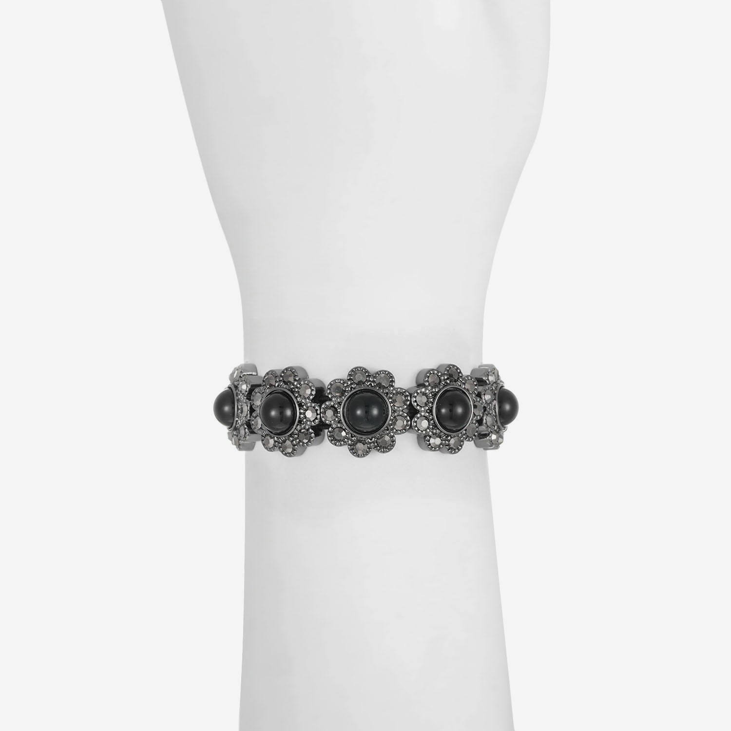Liz Claiborne Womens Glass Stretch Bracelet