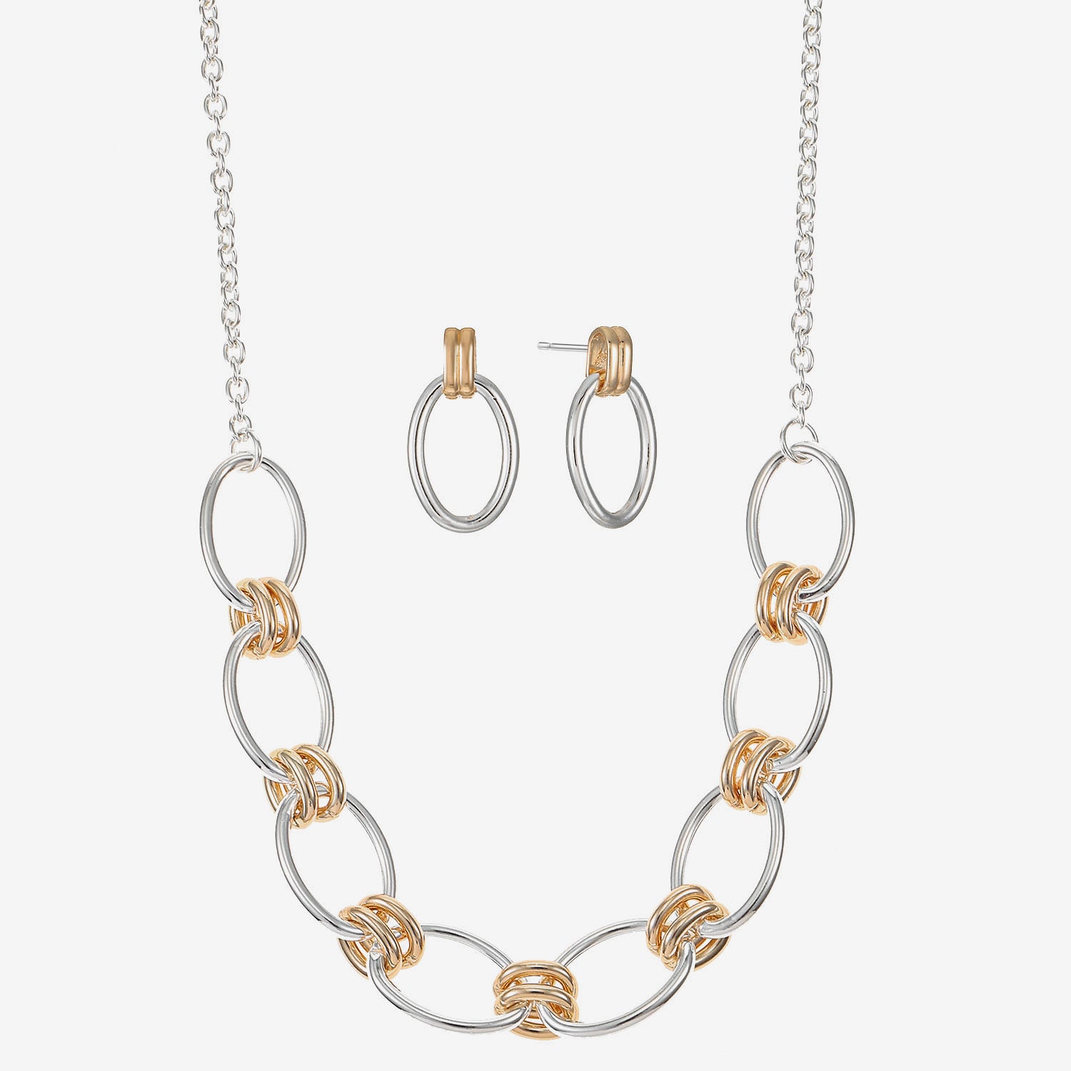 Liz Claiborne Womens Hypoallergenic 2-pc. Necklace Set