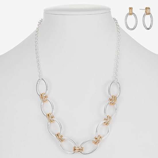 Liz Claiborne Womens Hypoallergenic 2-pc. Necklace Set