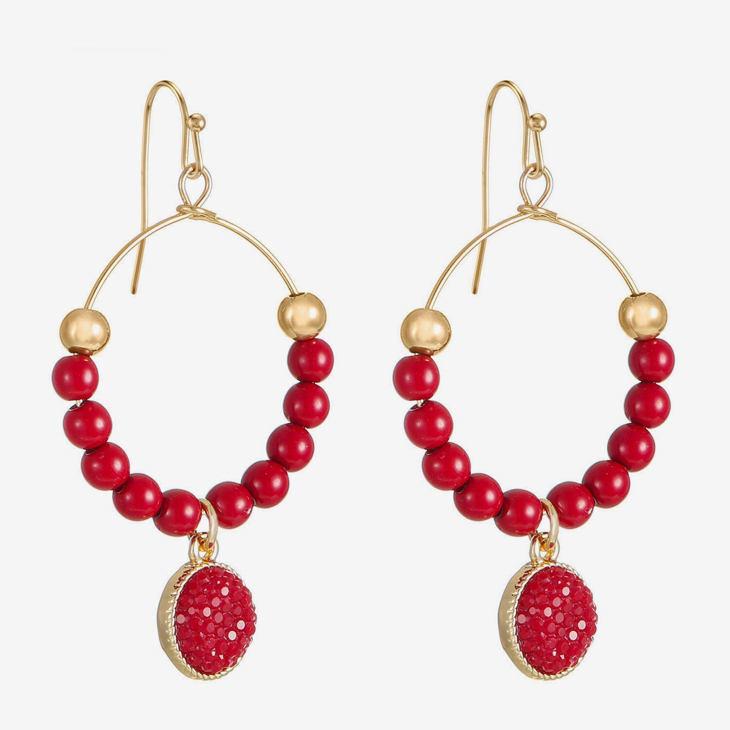 Mixit Womens 57mm Hoop Earrings