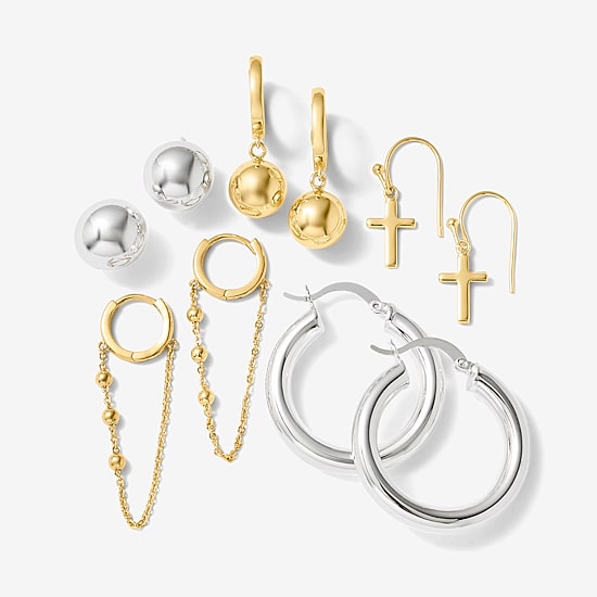 Silver Reflections Pure Silver Over Brass 11.5mm Stud Earrings