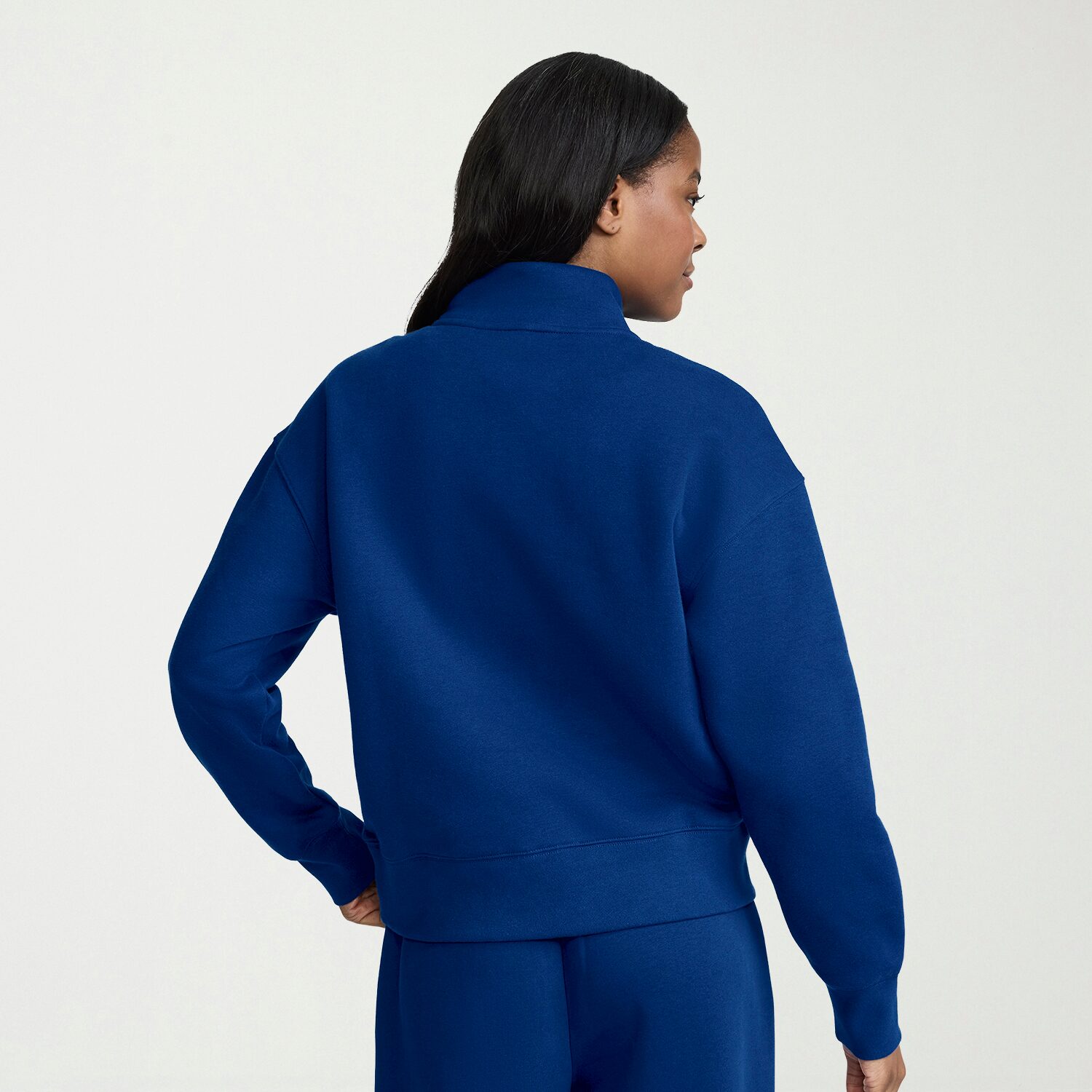 Champion Womens Mock Neck Long Sleeve Active Quarter-Zip Pullover