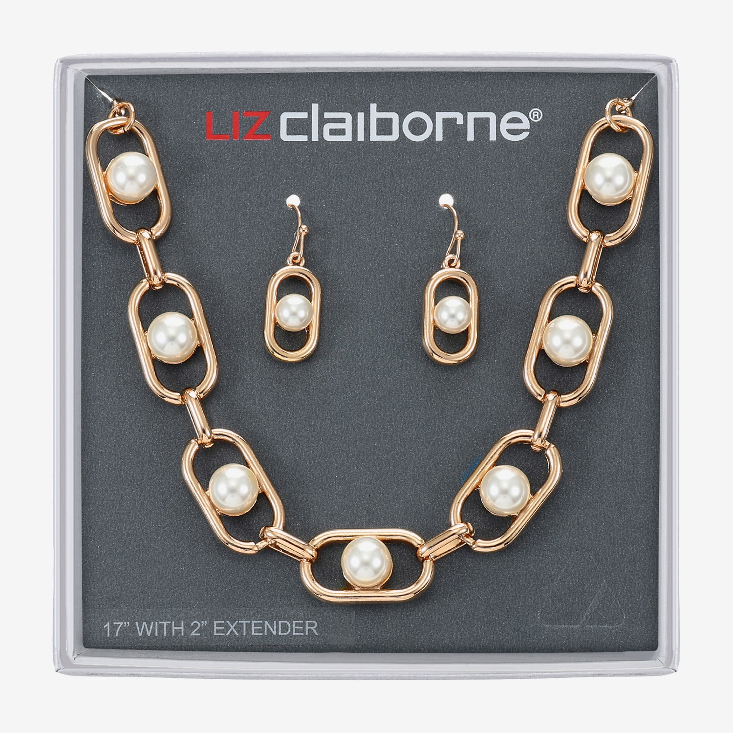 Liz Claiborne Womens 2-pc. Necklace Set