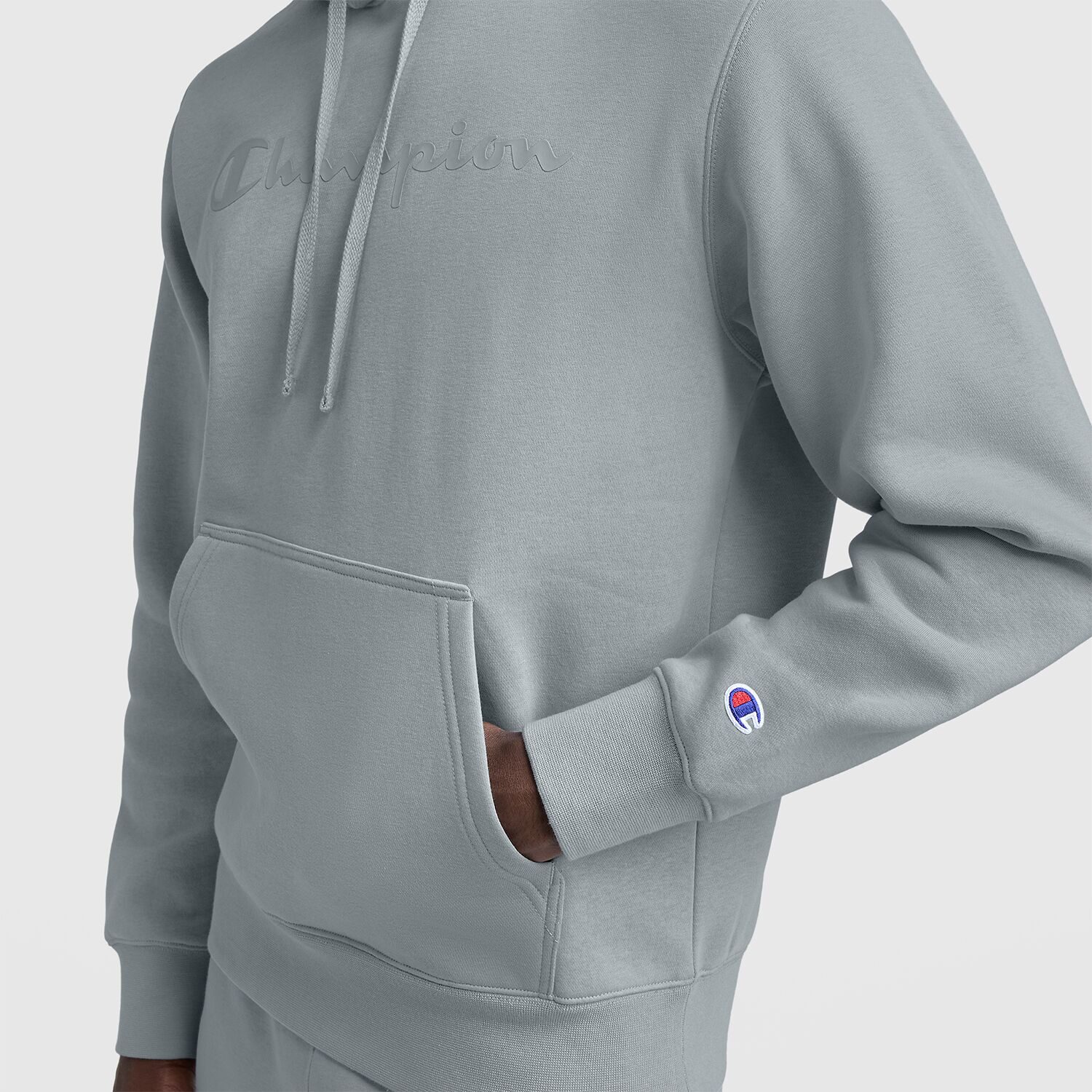 Champion Mens Long Sleeve Fleece Active Hoodie