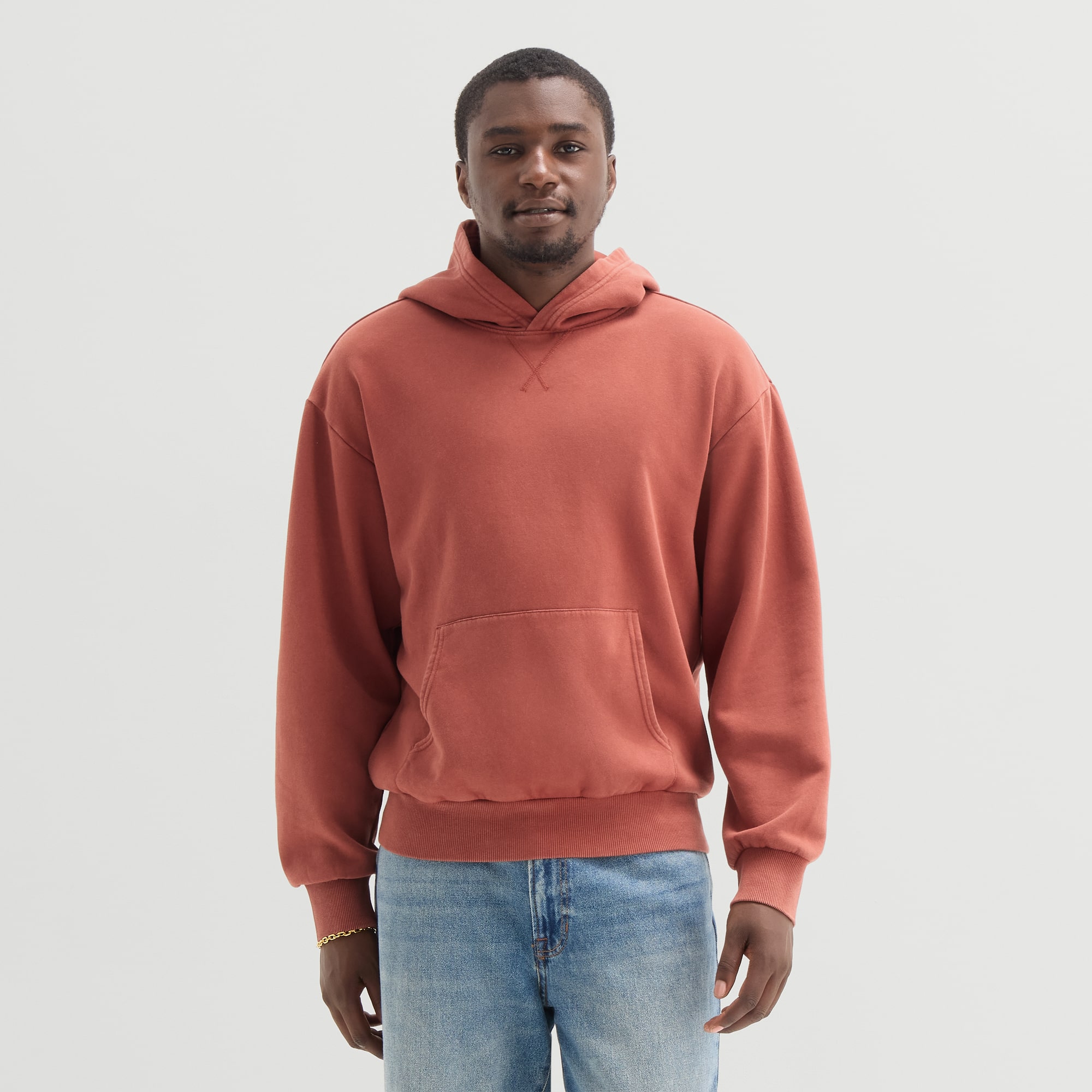 Arizona Mens Long Sleeve Fleece Hoodie