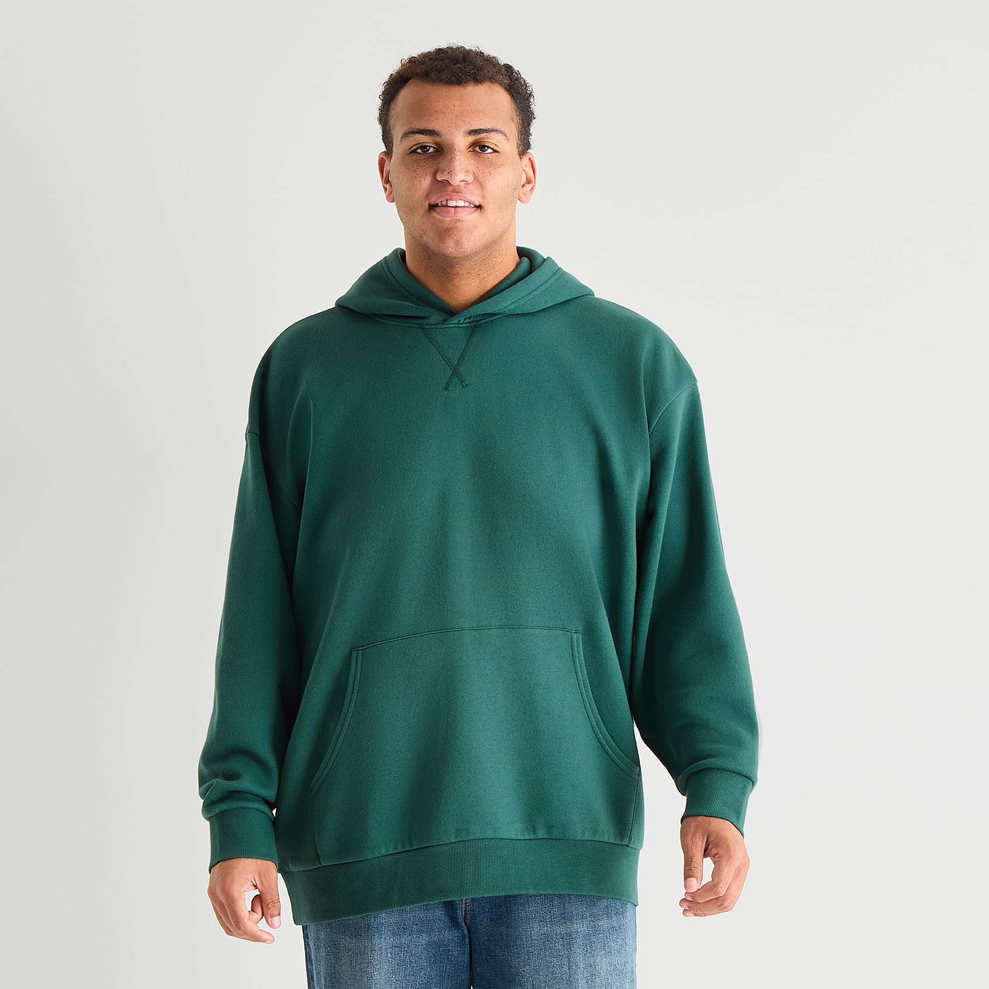 Arizona Mens Long Sleeve Big and Tall Hoodie