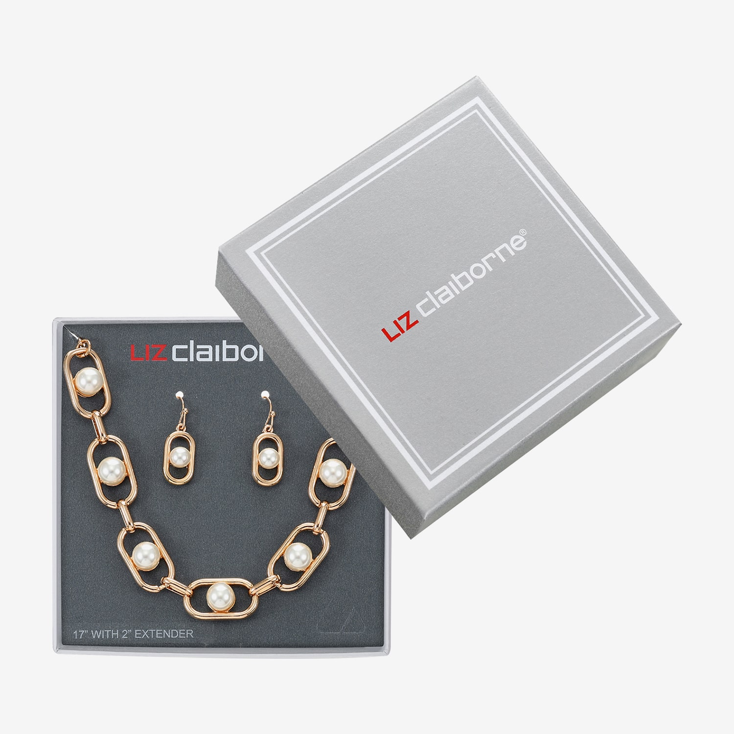 Liz Claiborne Womens 2-pc. Necklace Set