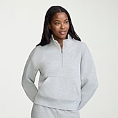Champion Womens Mock Neck Long Sleeve Active Quarter-Zip Pullover