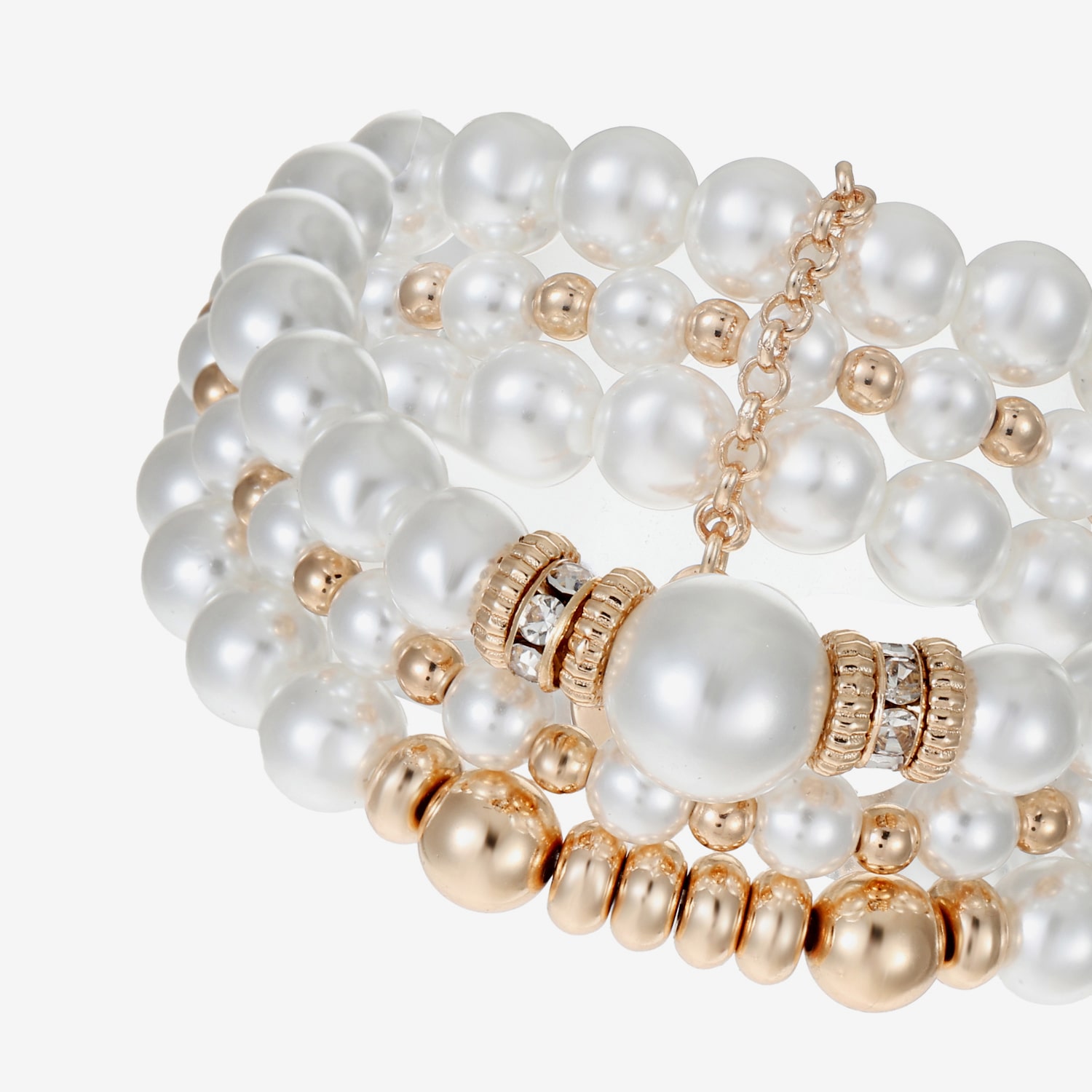 Liz Claiborne Womens Glass Stretch Bracelet