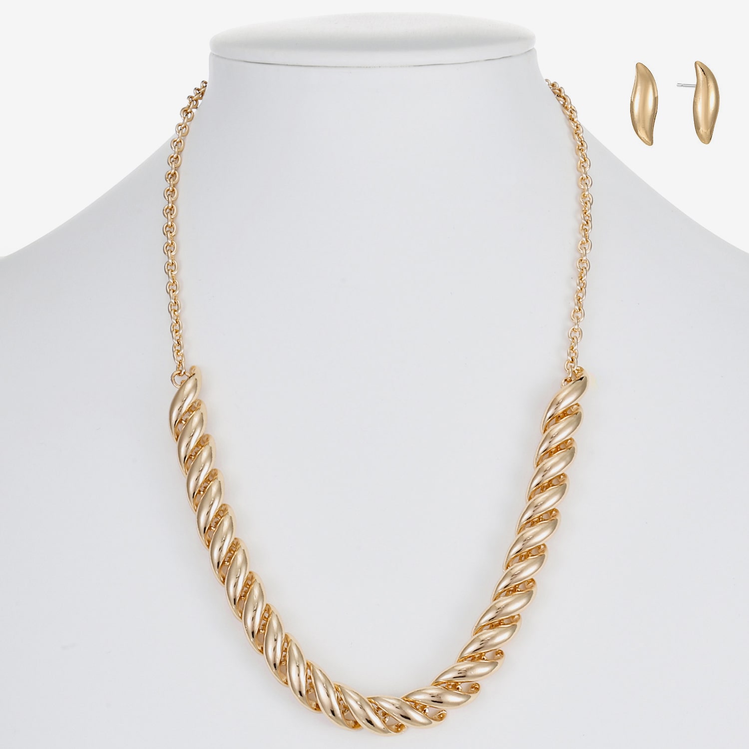 Liz Claiborne Womens Hypoallergenic 2-pc. Necklace Set