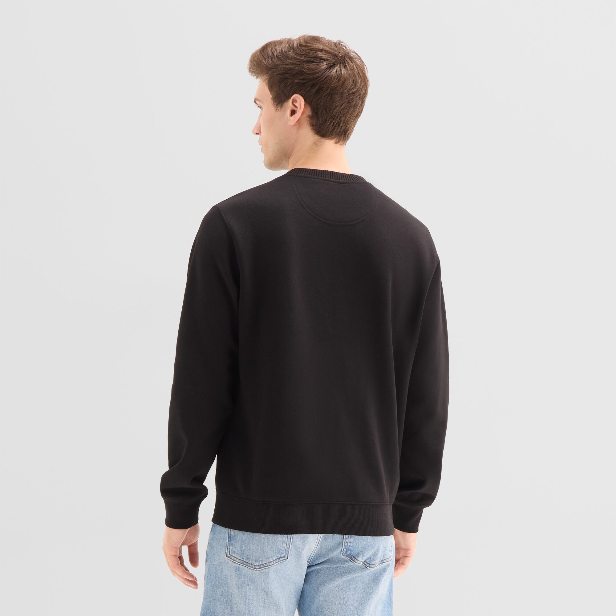 U.S. Polo Assn. Fleece Mens Crew Neck Long Sleeve Embroidered Sweatshirt