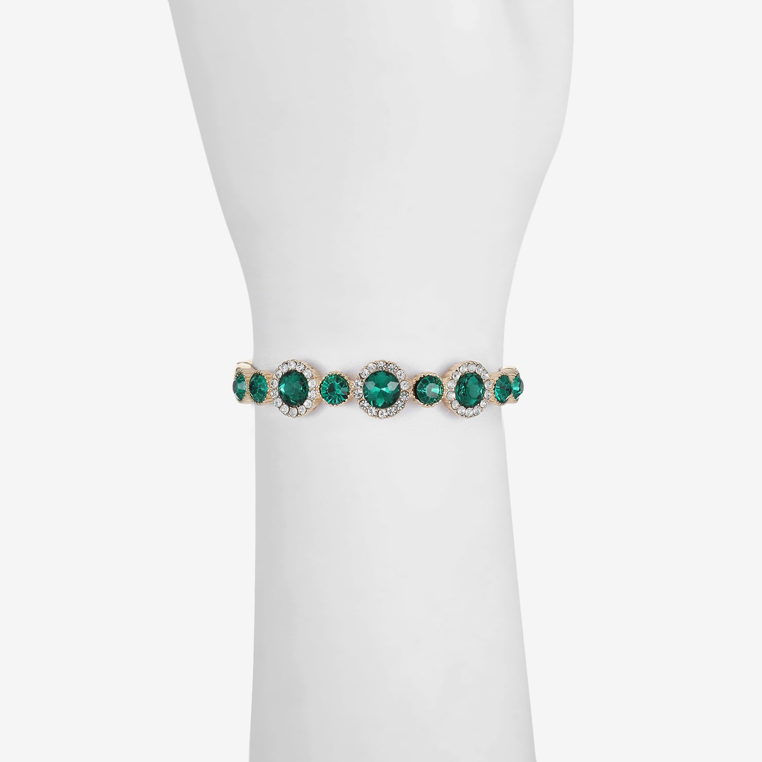 Monet Jewelry Womens Glass Round Bangle Bracelet