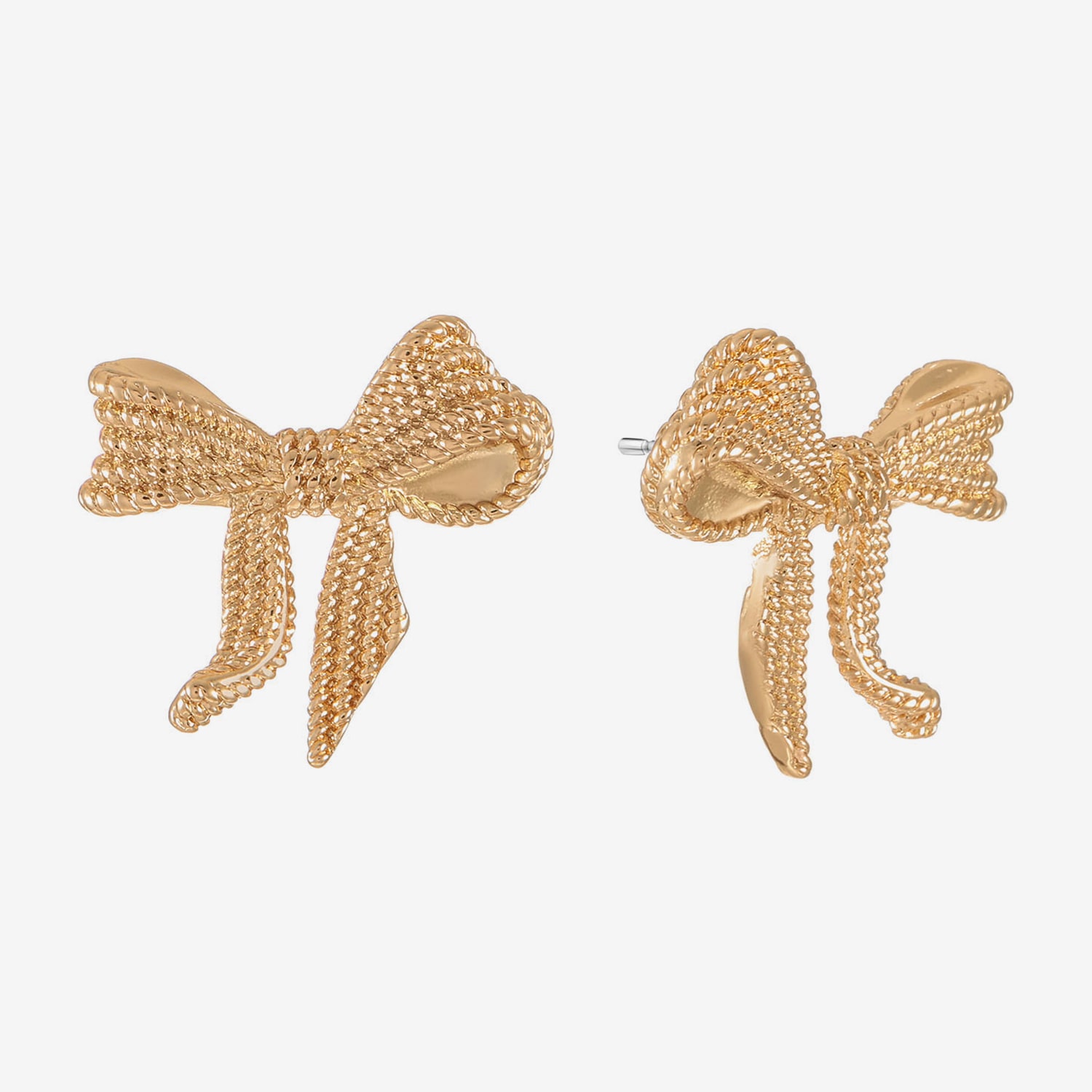 Monet Jewelry 15mm Bow Stud Earrings