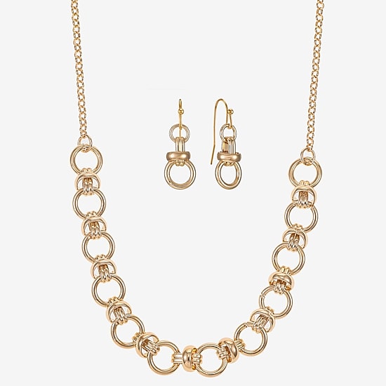 Liz Claiborne Womens 2-pc. Necklace Set