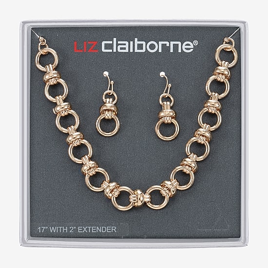 Liz Claiborne Womens 2-pc. Necklace Set