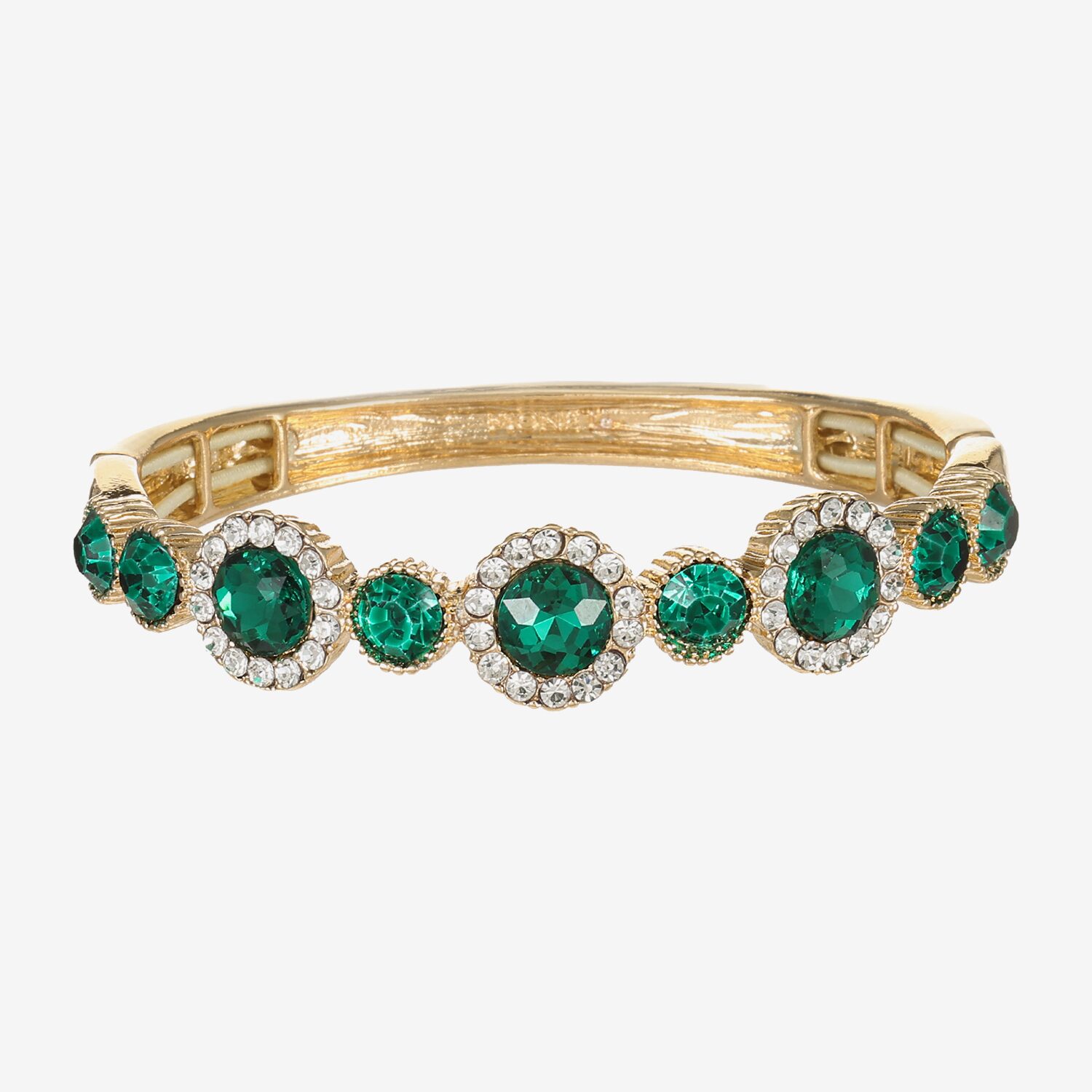 Monet Jewelry Womens Glass Round Bangle Bracelet