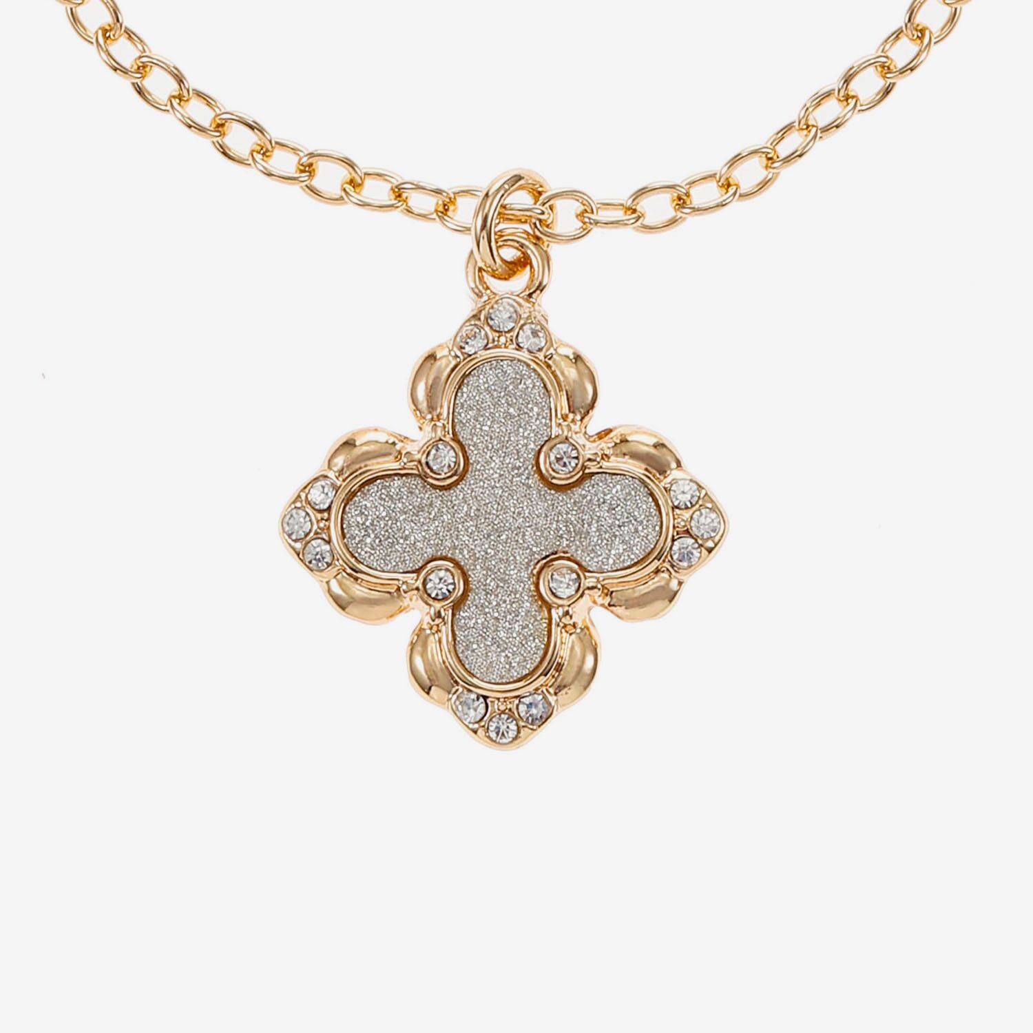 Monet Jewelry Womens Glass Clover 2-pc. Jewelry Set