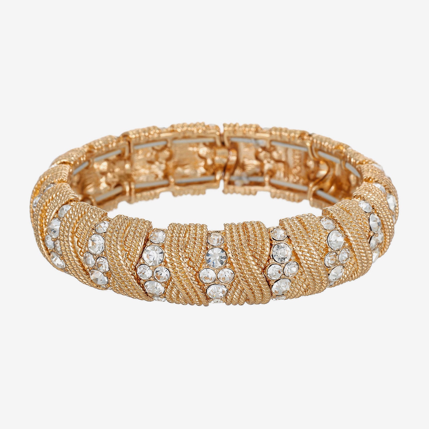 Monet Jewelry Womens Glass Stretch Bracelet