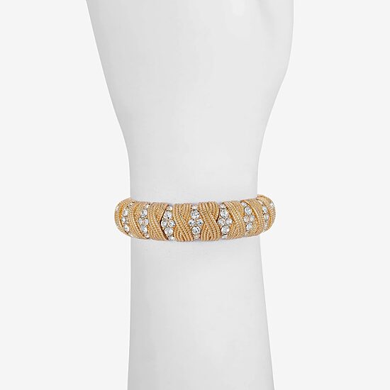 Monet Jewelry Womens Glass Stretch Bracelet