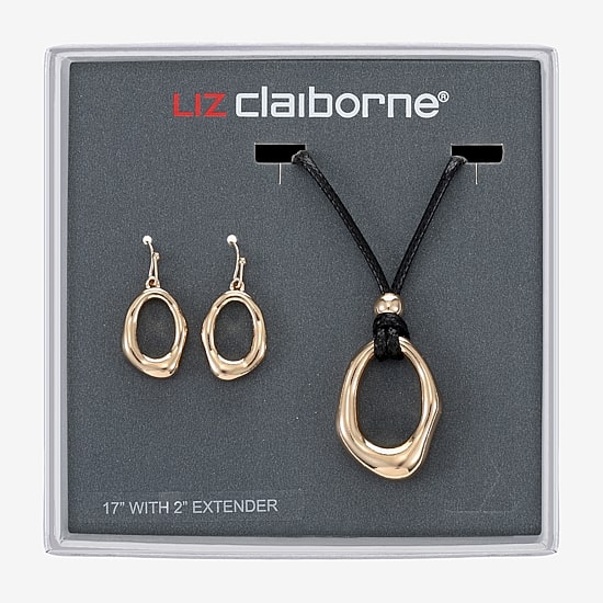Liz Claiborne Womens 2-pc. Necklace Set