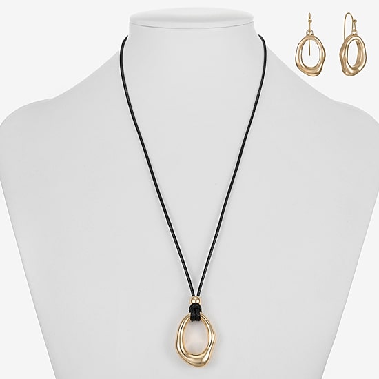 Liz Claiborne Womens 2-pc. Necklace Set