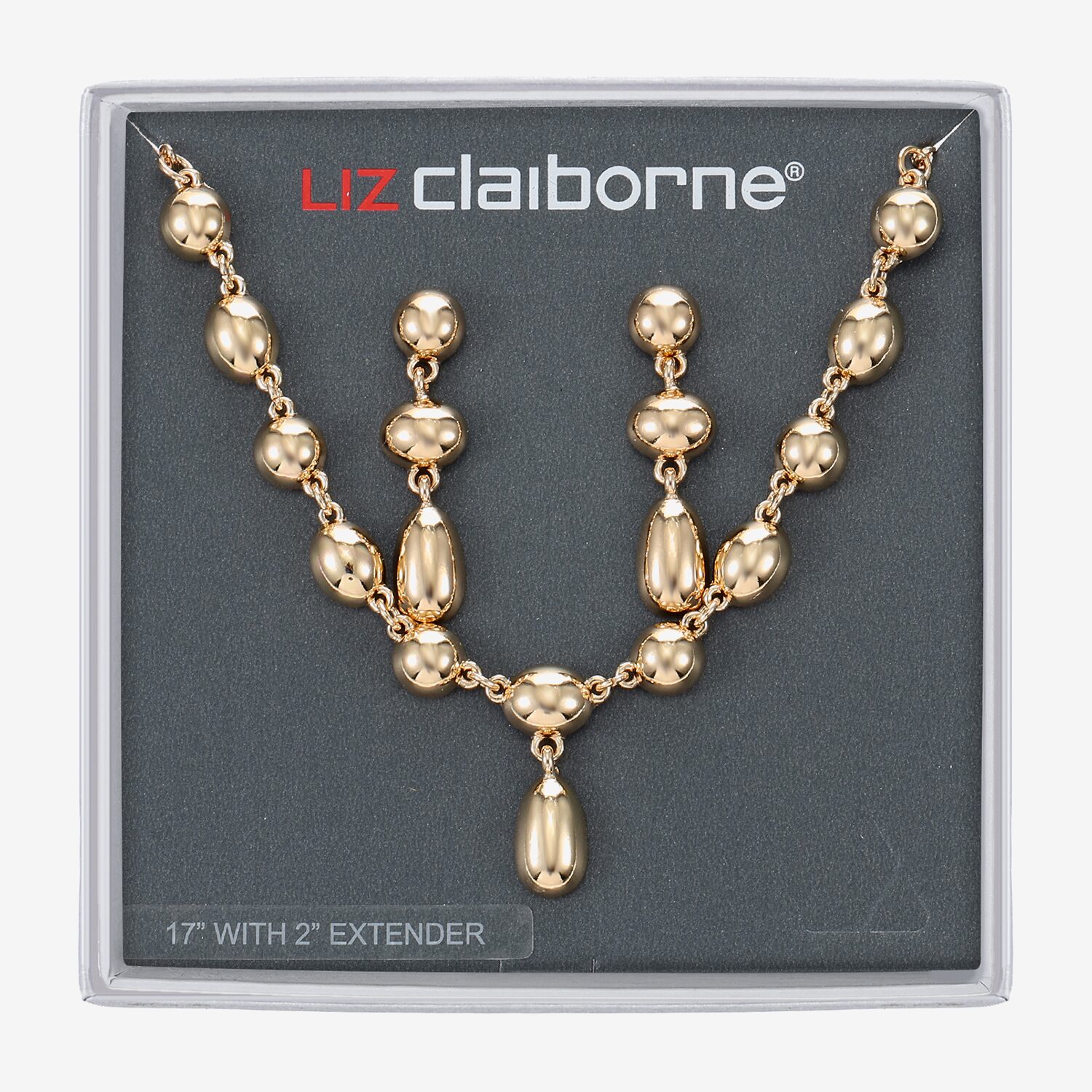 Liz Claiborne Womens 2-pc. Necklace Set