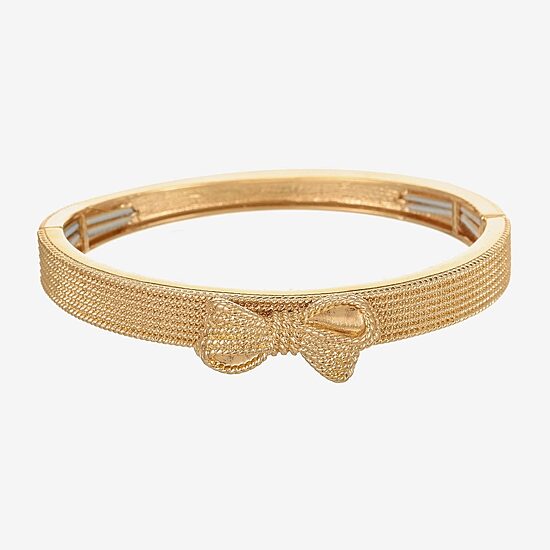 Monet Jewelry Womens Bow Bangle Bracelet