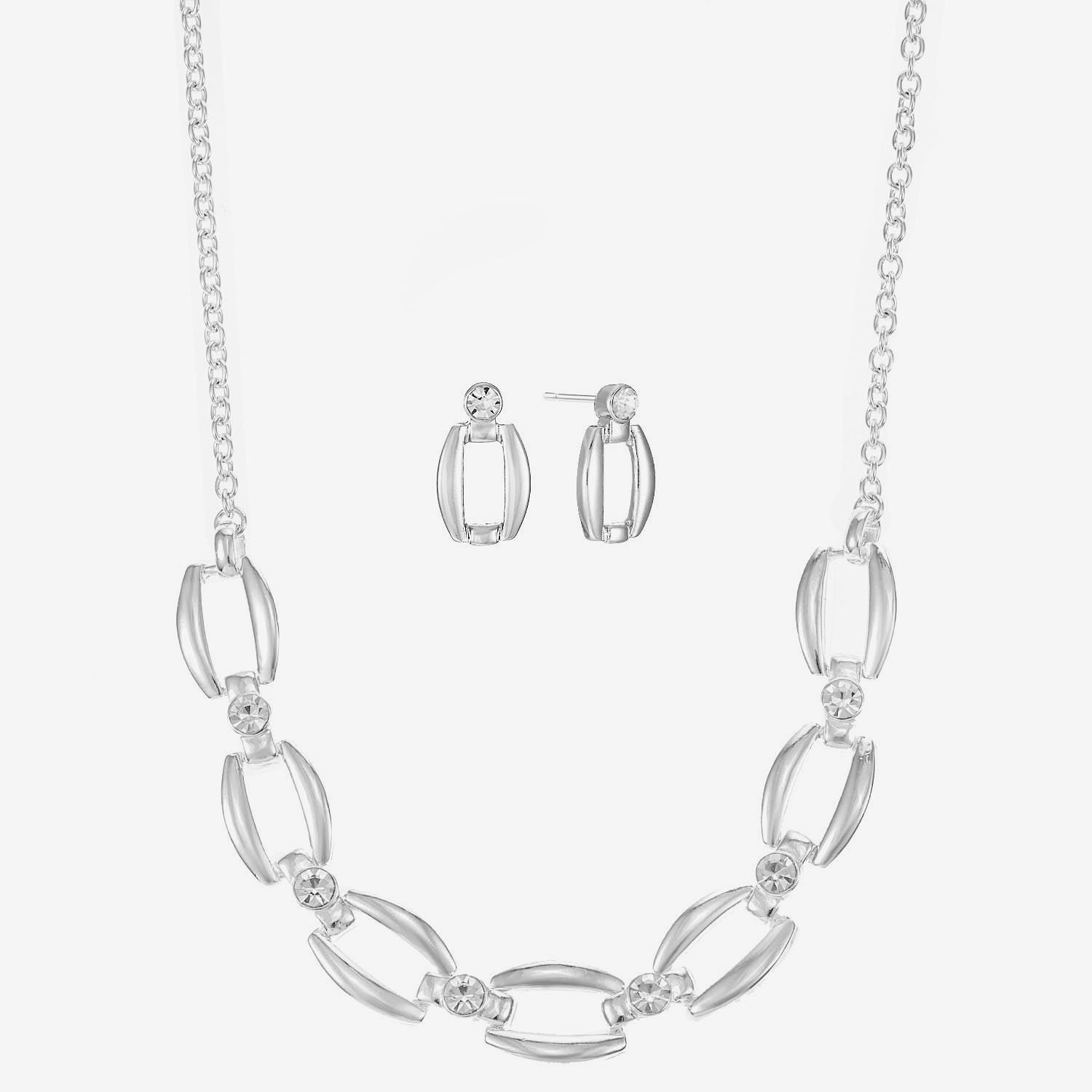 Liz Claiborne Womens Glass Hypoallergenic 3-pc. Necklace Set