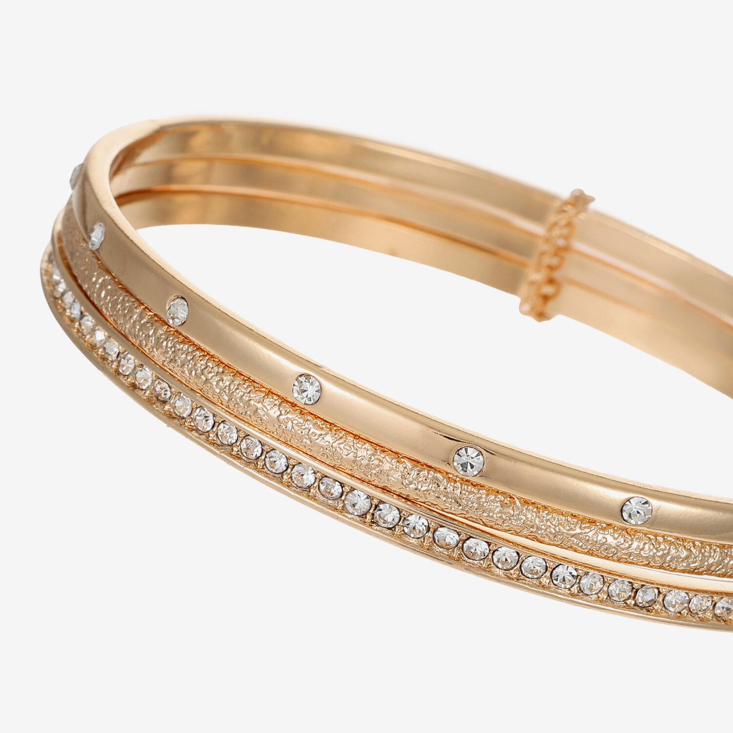 Liz Claiborne Womens Glass Bangle Bracelet