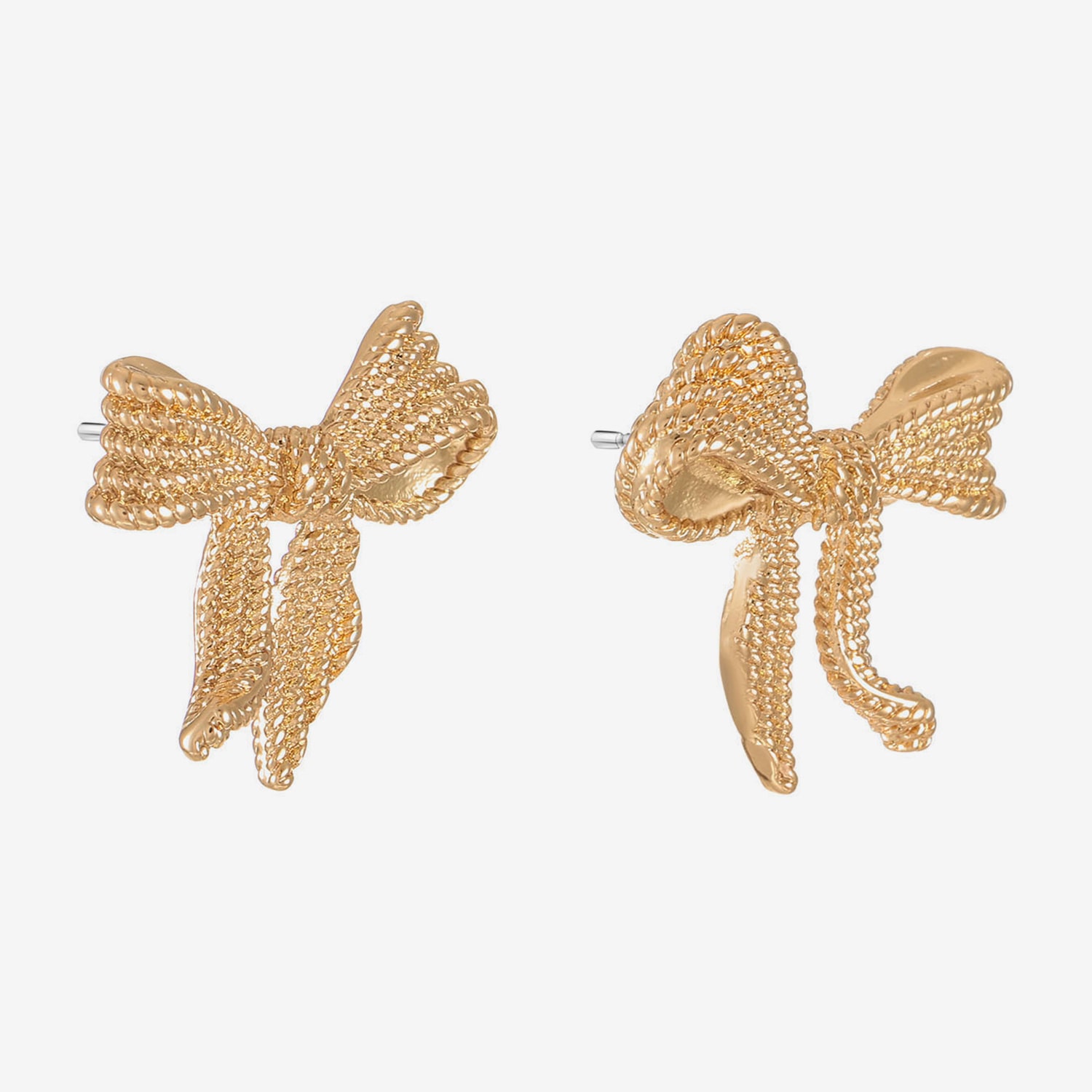 Monet Jewelry 15mm Bow Stud Earrings