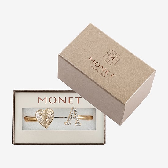 Monet Jewelry Womens Glass Heart Bangle Bracelet