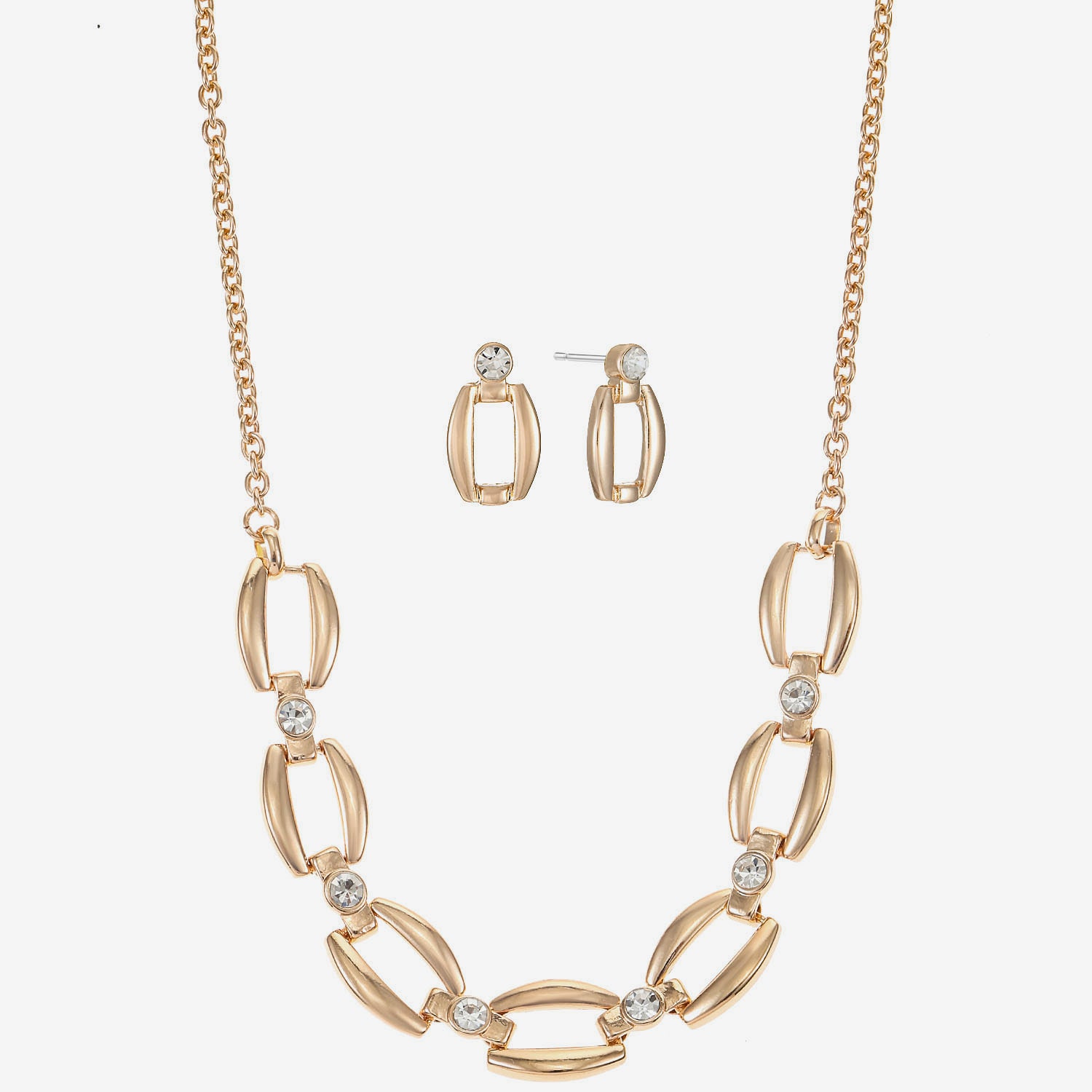 Liz Claiborne Womens Glass Hypoallergenic 3-pc. Necklace Set