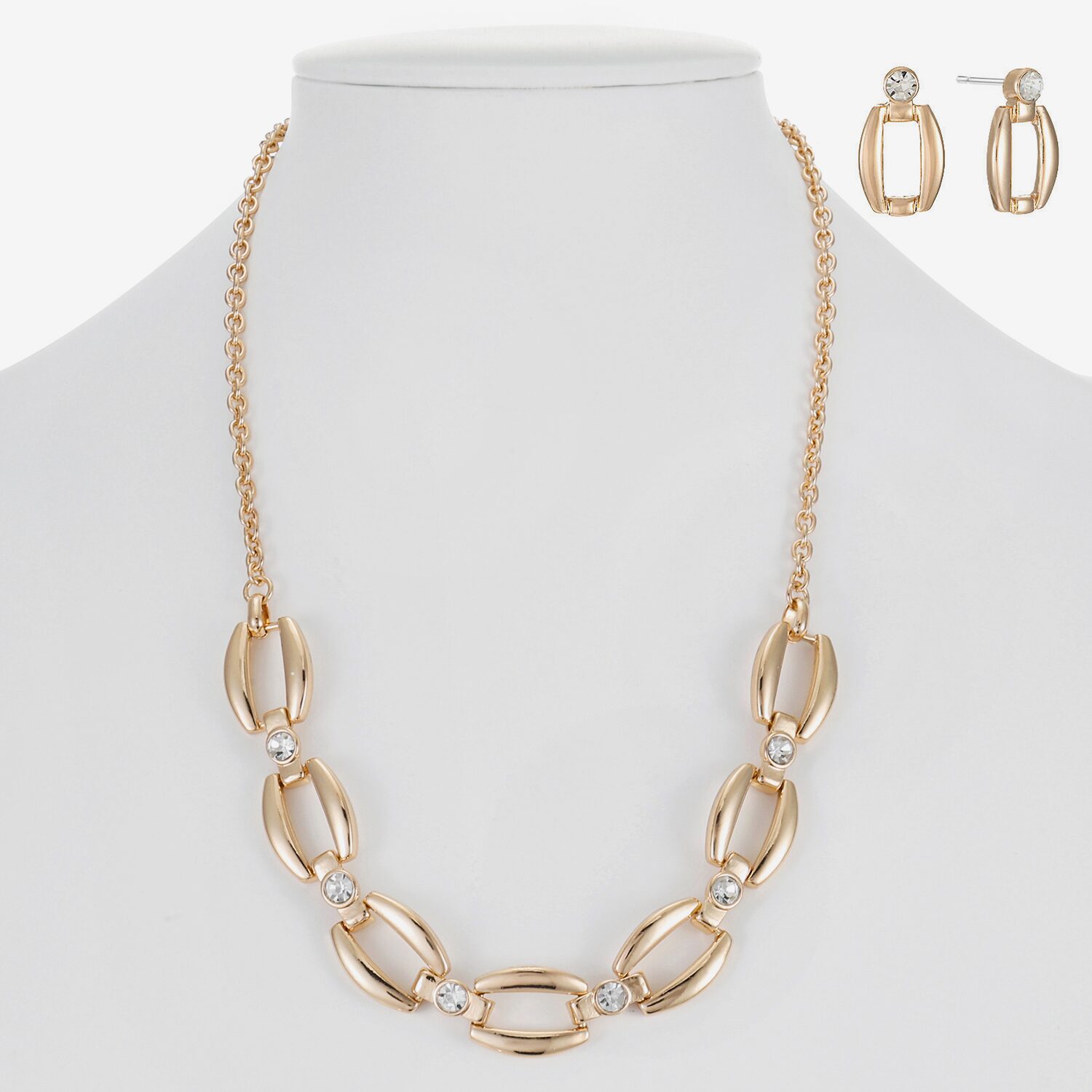 Liz Claiborne Womens Glass Hypoallergenic 3-pc. Necklace Set
