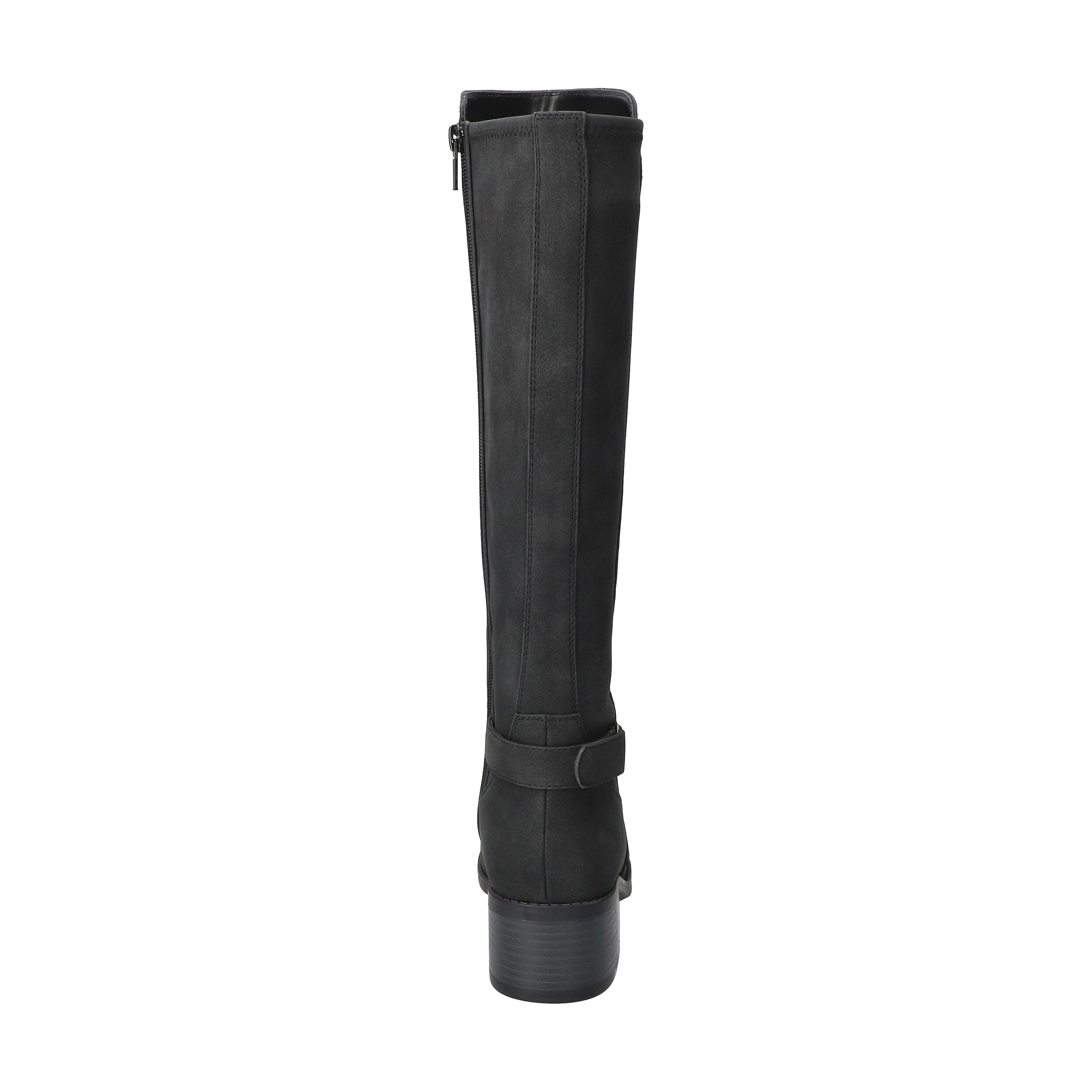Easy Street Womens Hartley Block Heel Riding Boots