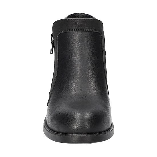 Easy Street Womens Bradley Stacked Heel Booties