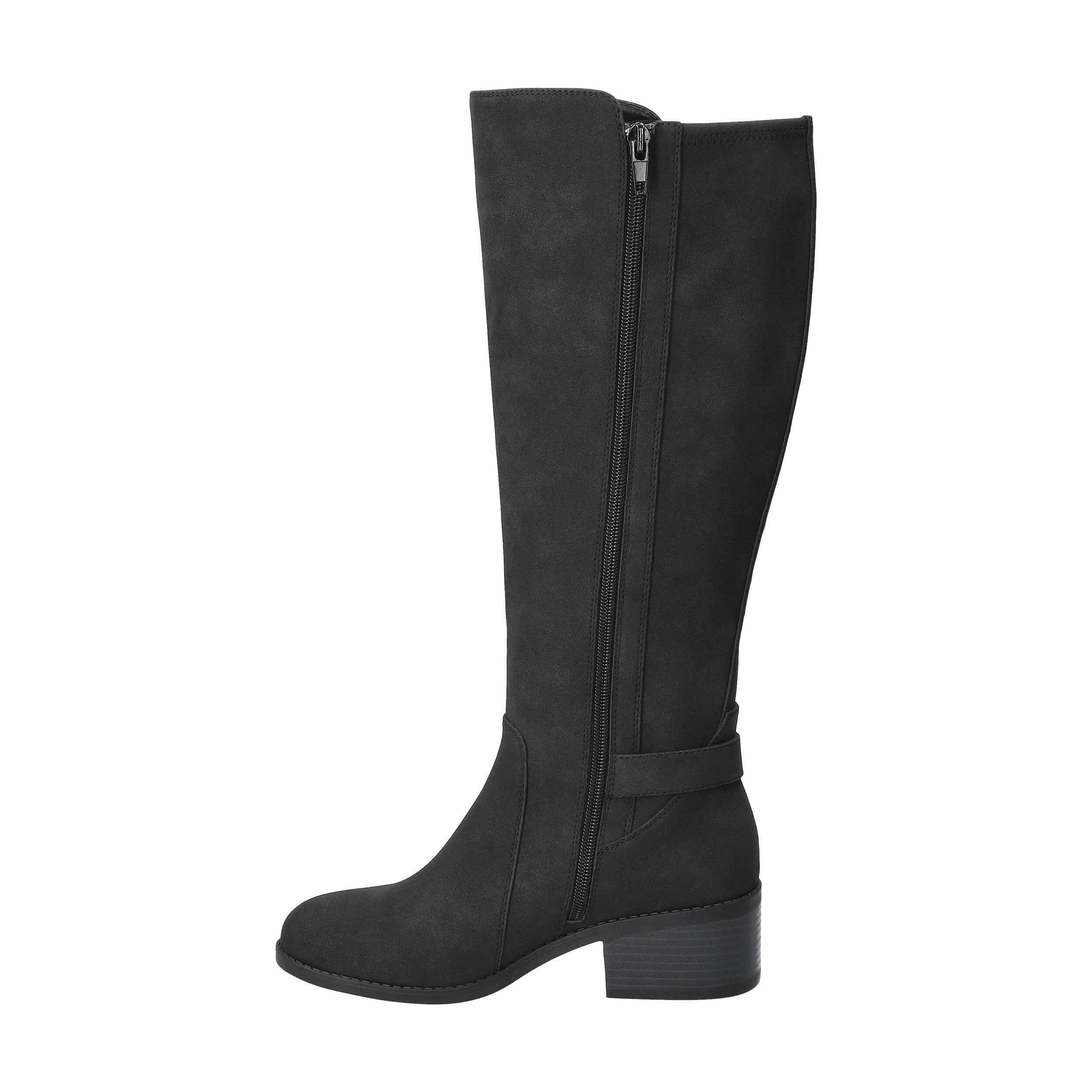 Easy Street Womens Hartley Block Heel Riding Boots