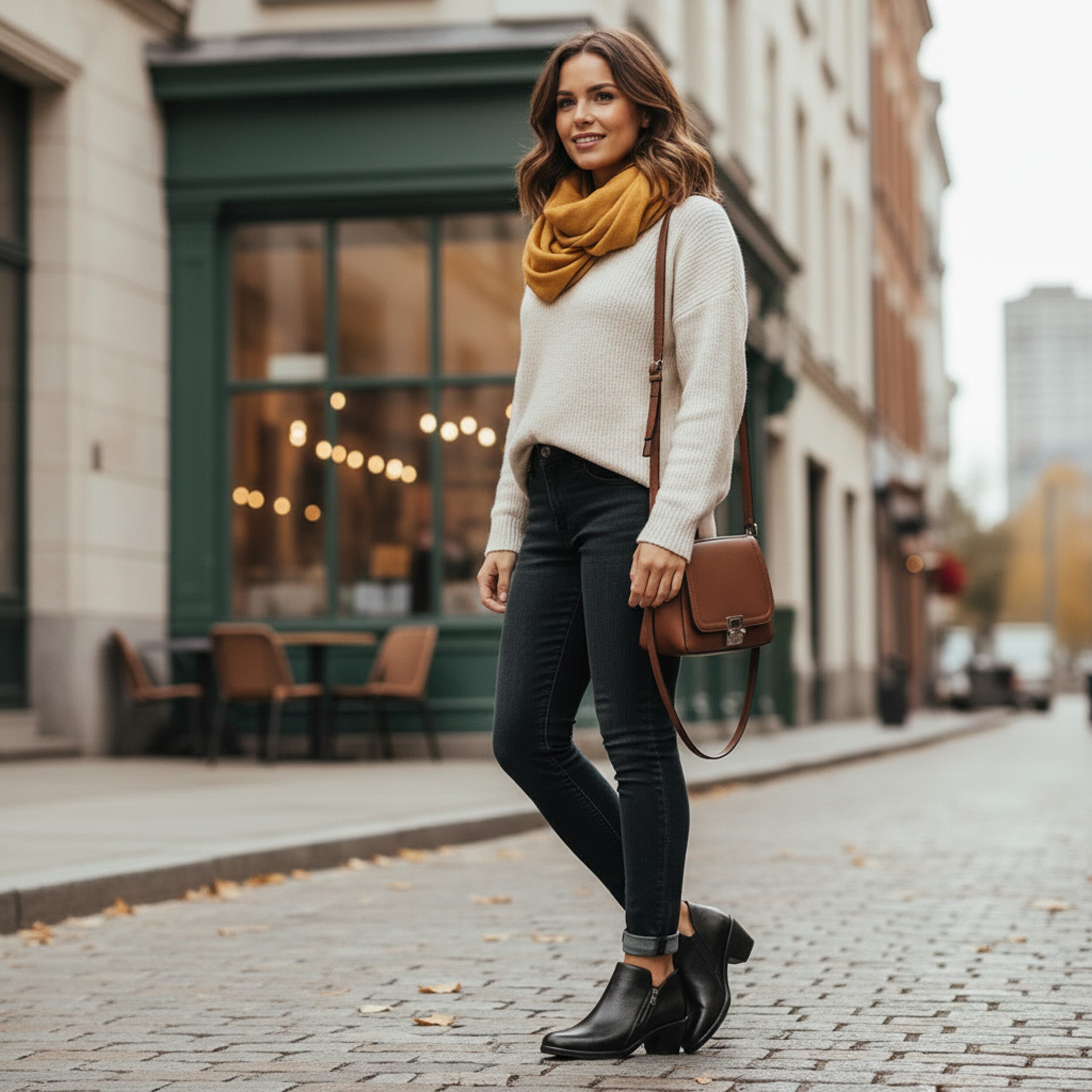 Easy Street Womens Arbor Block Heel Booties