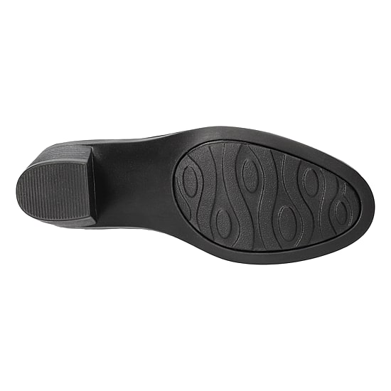 Easy Street Womens Belmont Stacked Heel Booties