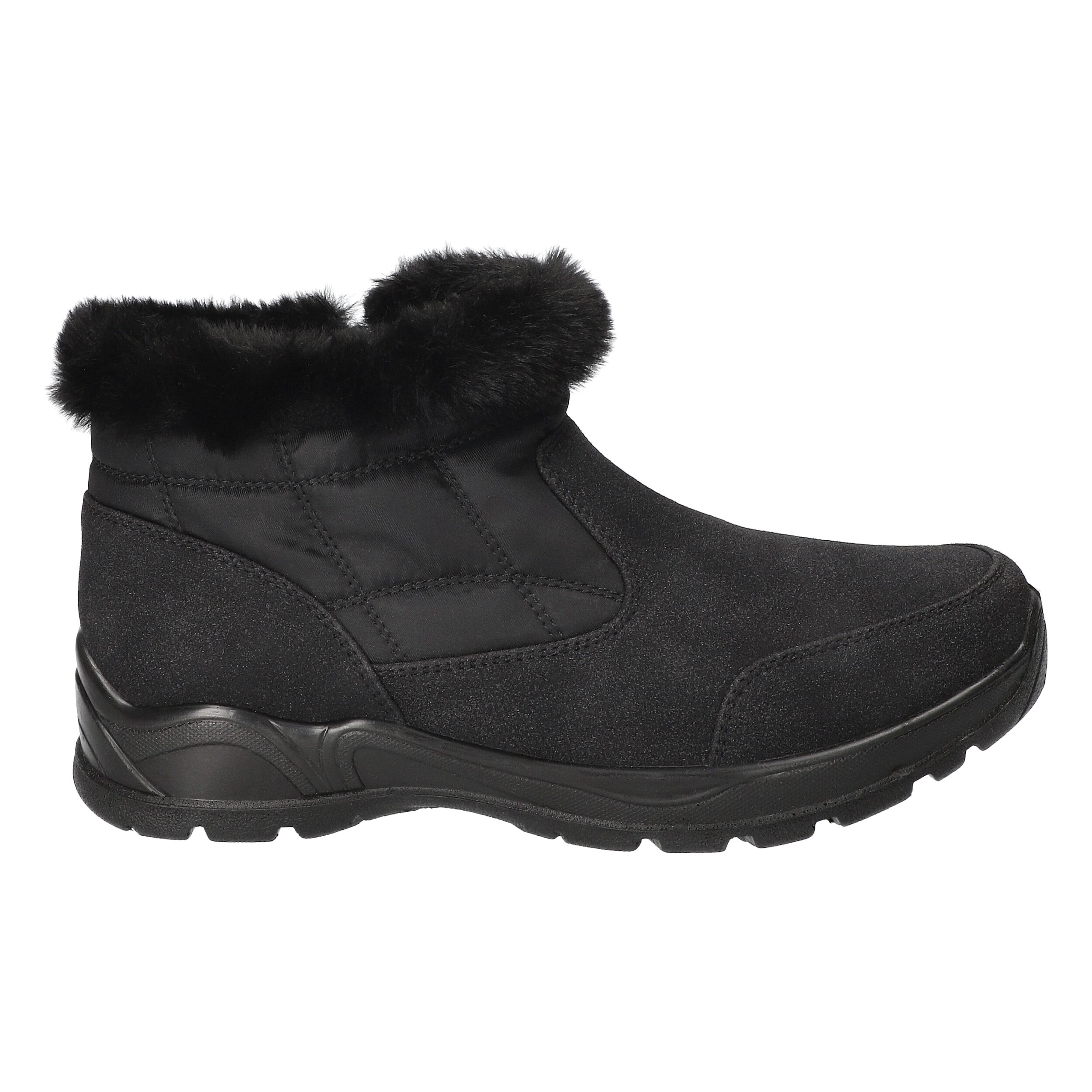 Easy Street Womens Sleet Flat Heel Snow Boots