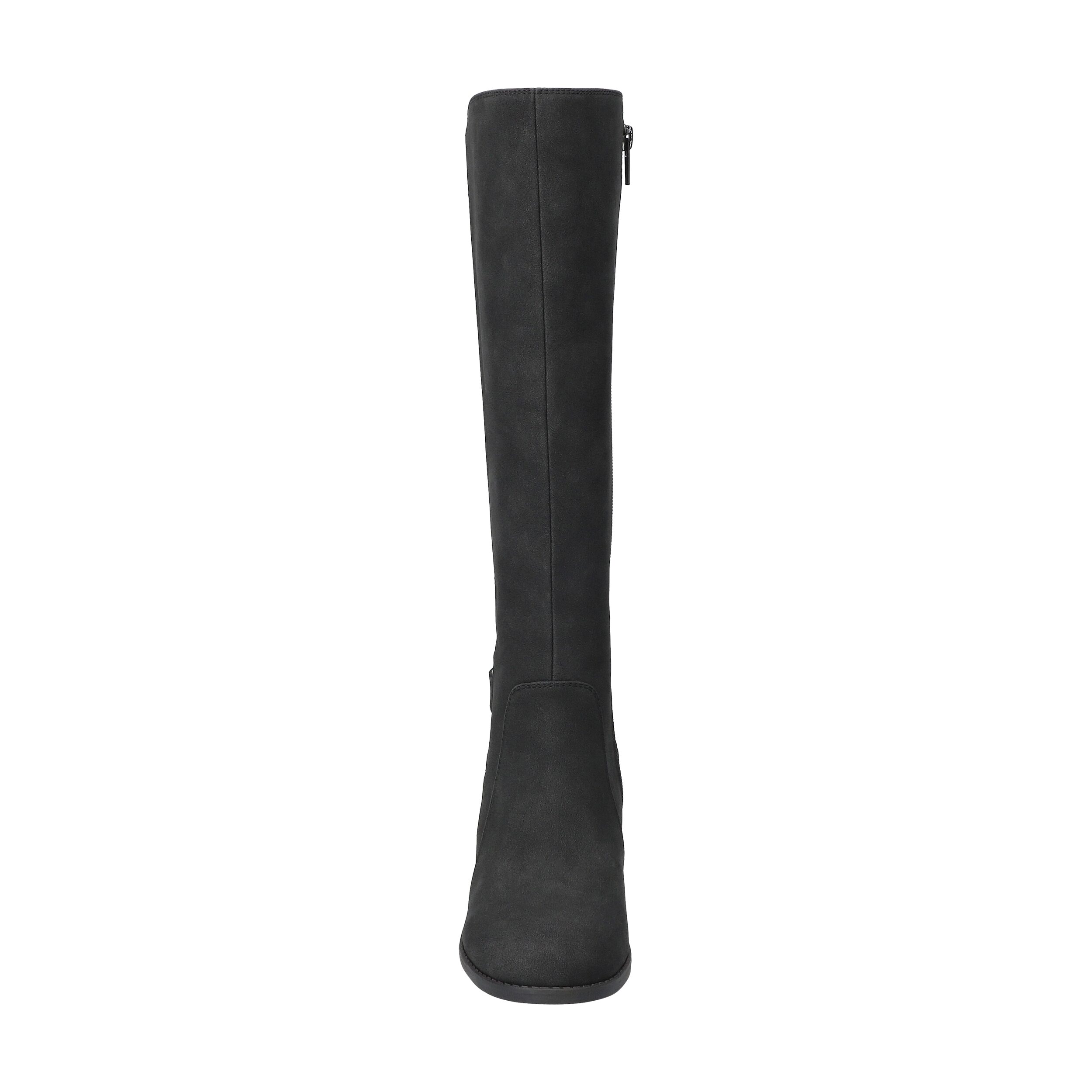 Easy Street Womens Hartley Block Heel Riding Boots