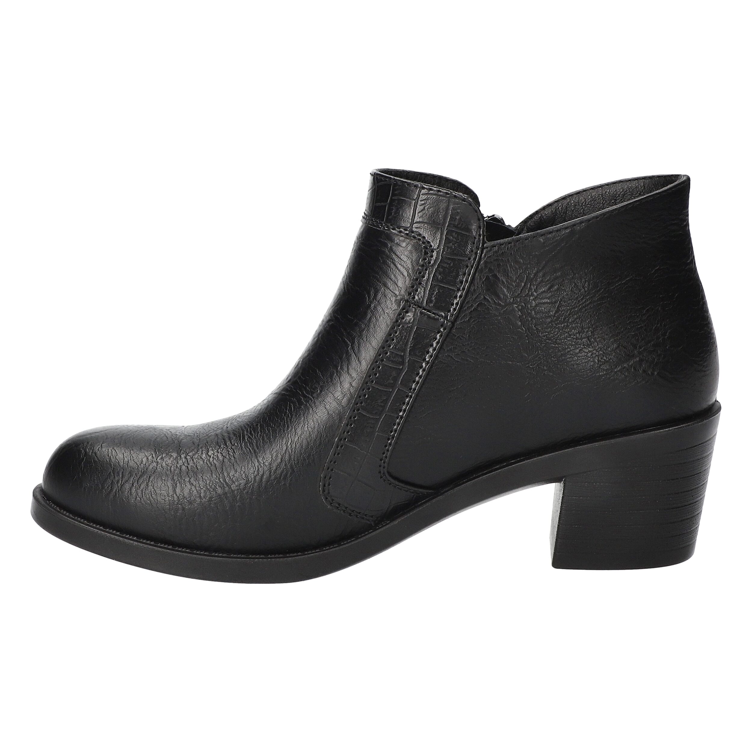 Easy Street Womens Bradley Block Heel Booties