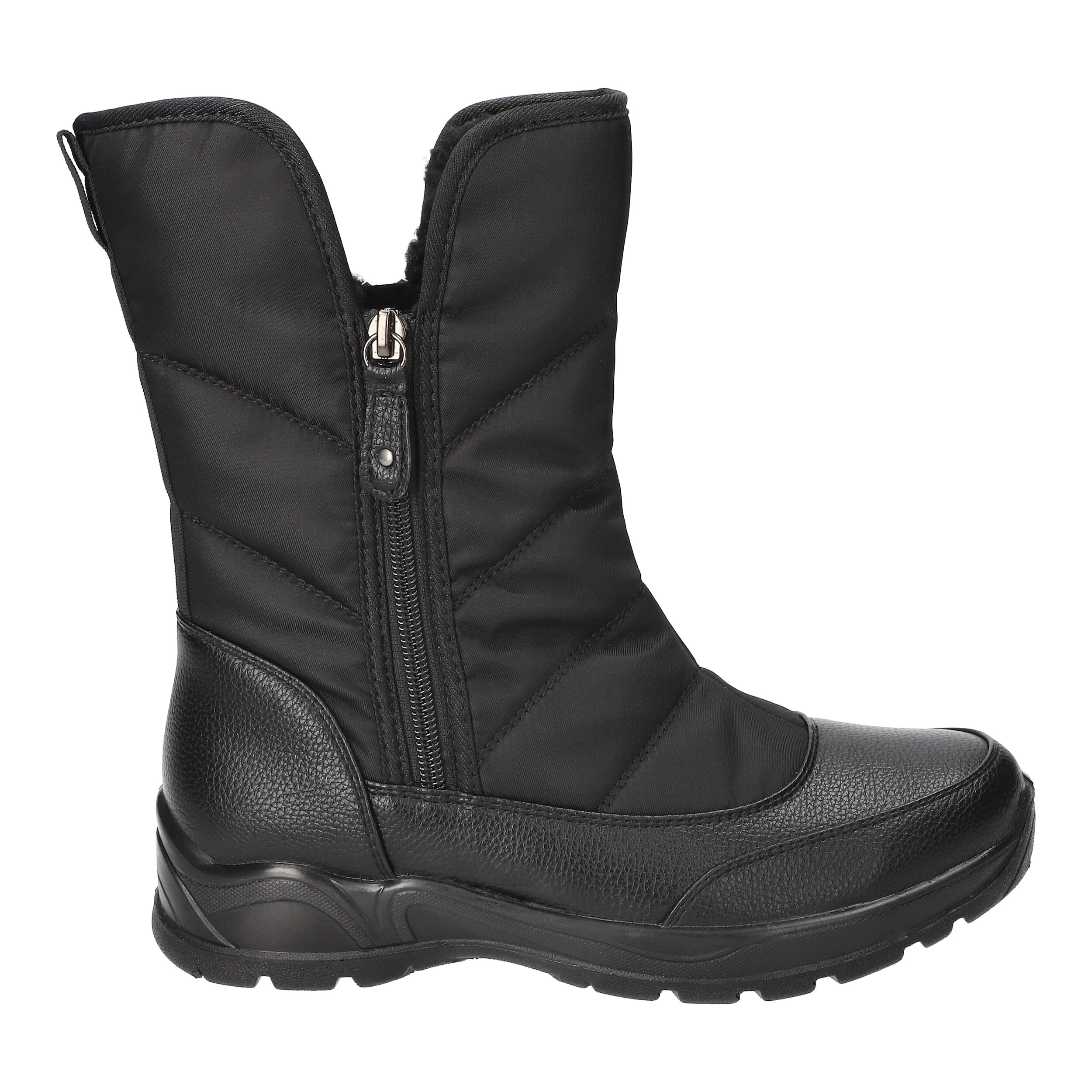 Easy Street Womens Snowfall Flat Heel Snow Boots