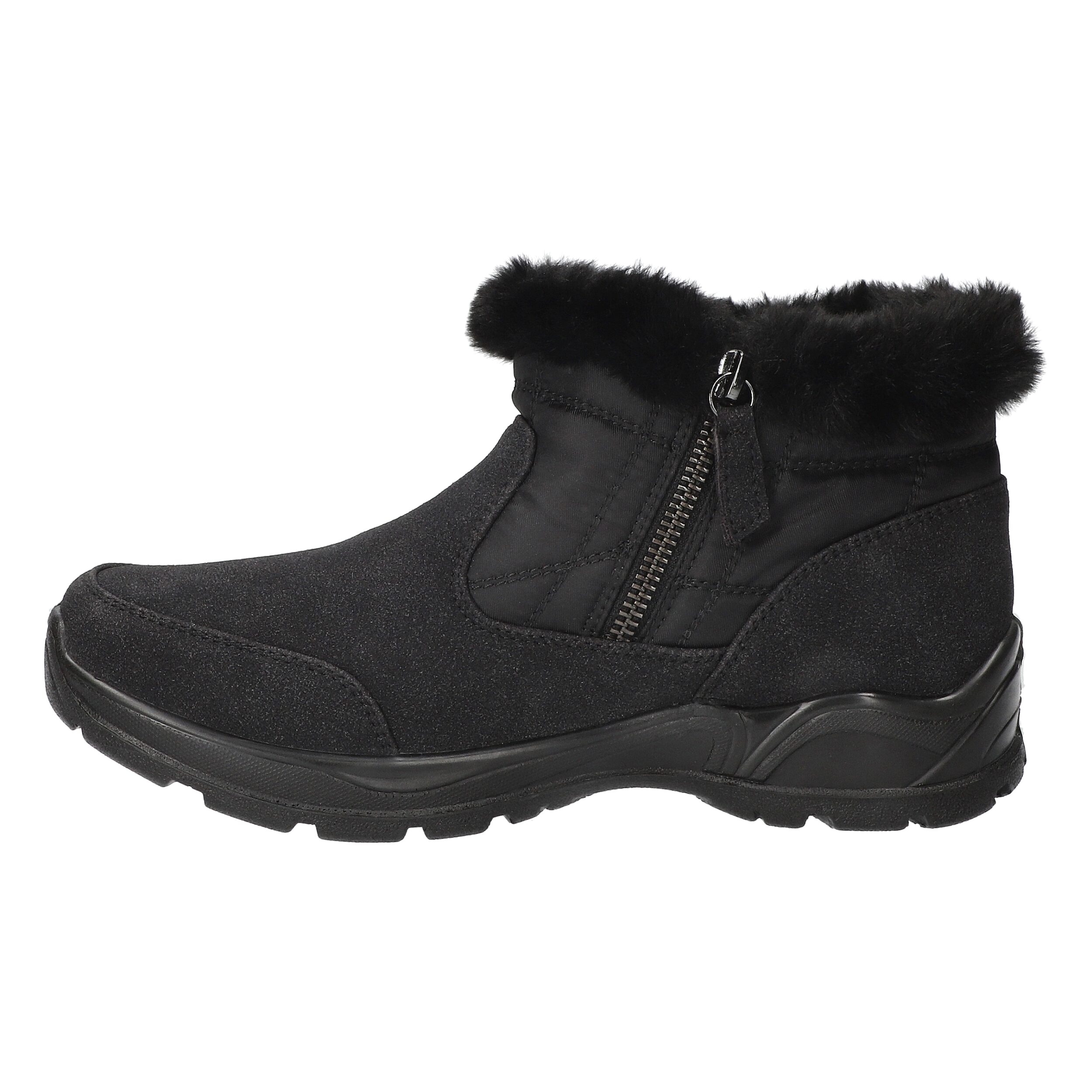 Easy Street Womens Sleet Flat Heel Snow Boots