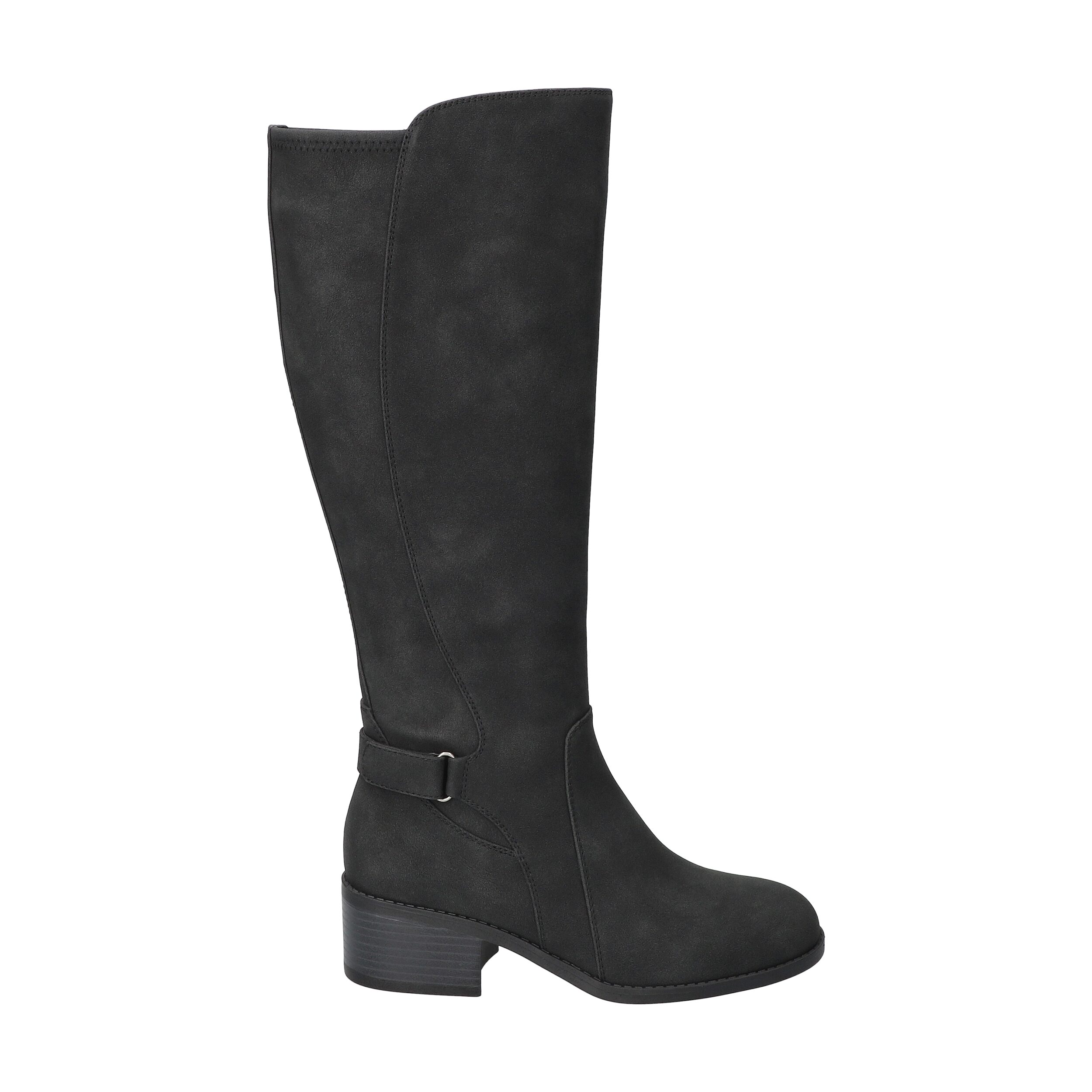 Easy Street Womens Hartley Block Heel Riding Boots