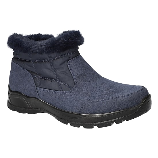 Easy Street Womens Sleet Flat Heel Snow Boots