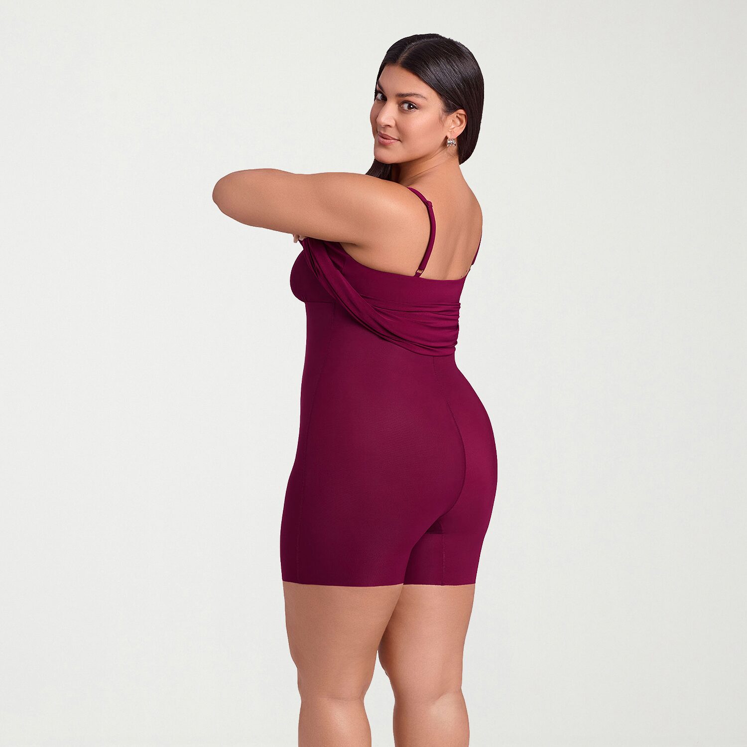 S3 Apparel Shapewear Womens Scoop Neck Sleeveless Bodycon Dress