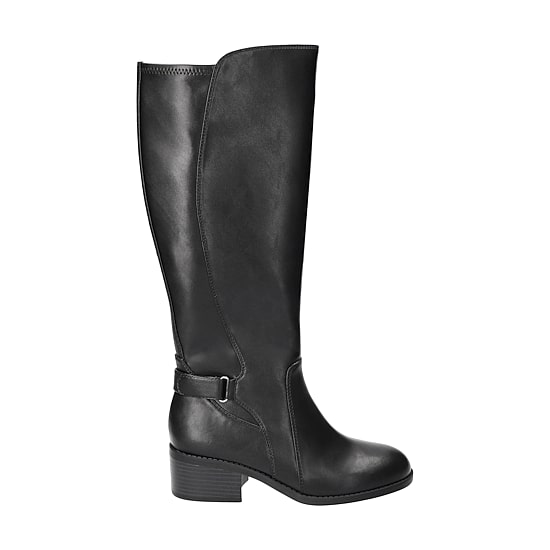 Easy Street Womens Hartley Block Heel Riding Boots