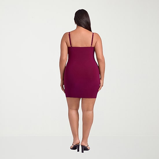 S3 Apparel Shapewear Womens Scoop Neck Sleeveless Bodycon Dress