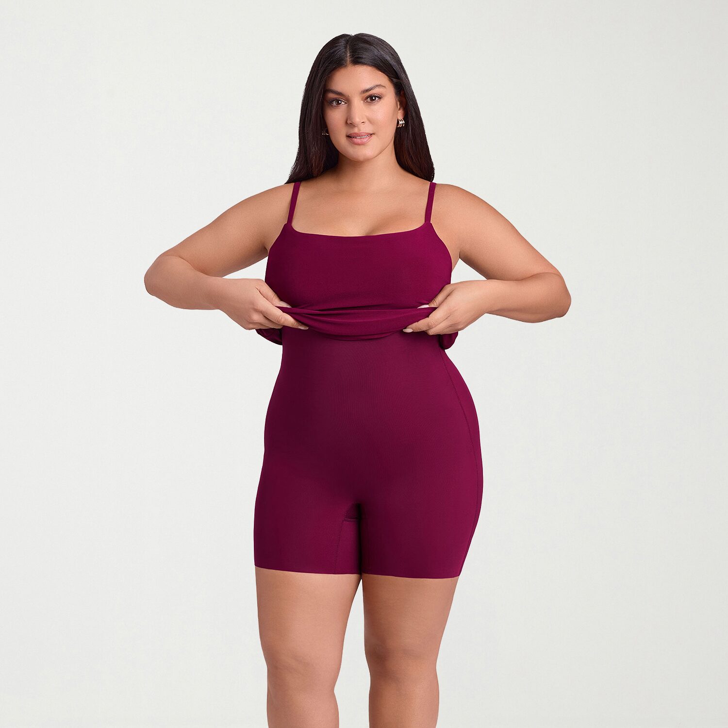 S3 Apparel Shapewear Womens Scoop Neck Sleeveless Bodycon Dress